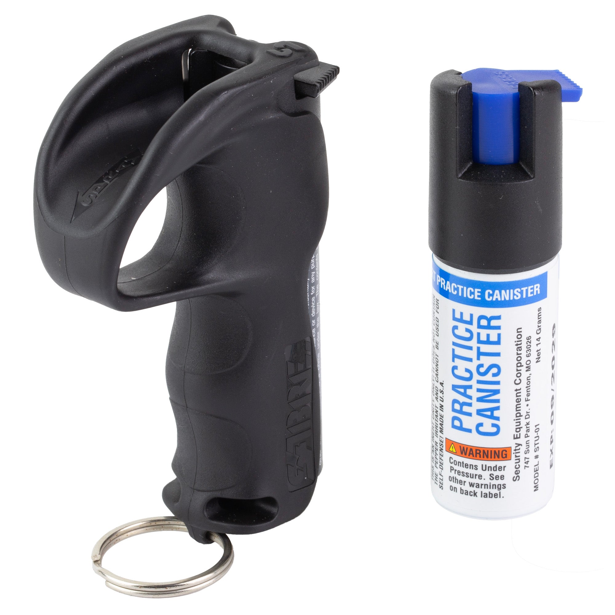 Sabre Quick Grip Pepper Spray Black - Personal Safety with Advanced Aiming Control