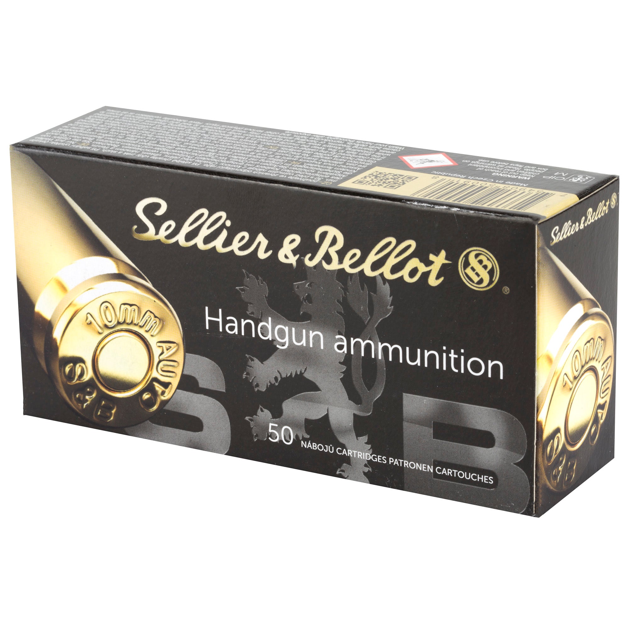 Sellier & Bellot 10mm 180 Grain Full Metal Jacket Ammunition – Reliable Range Shooting
