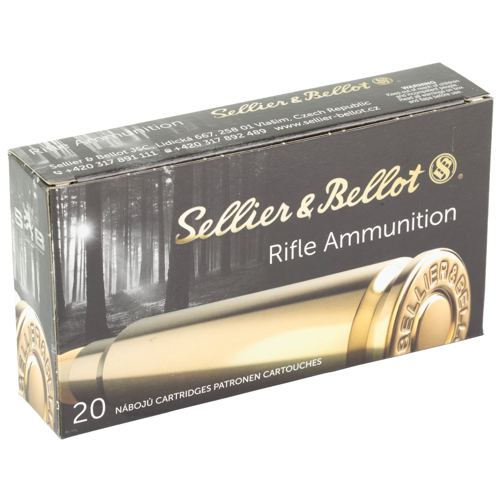 Sellier & Bellot 243 Winchester 100-Grain Soft Point Rifle Ammunition (SB243A)