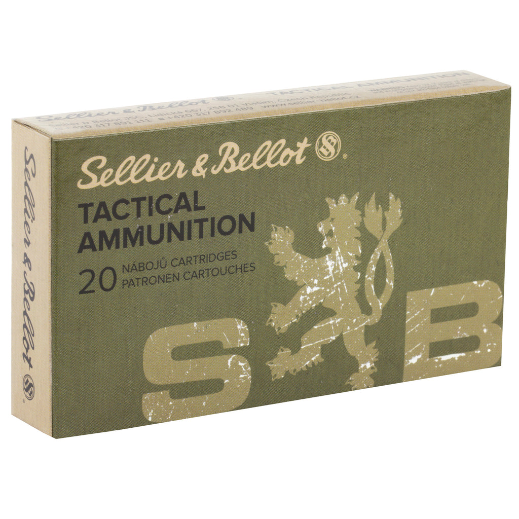 Sellier & Bellot 300 Blackout 147-Grain Full Metal Jacket Rifle Ammunition (Box of 20)