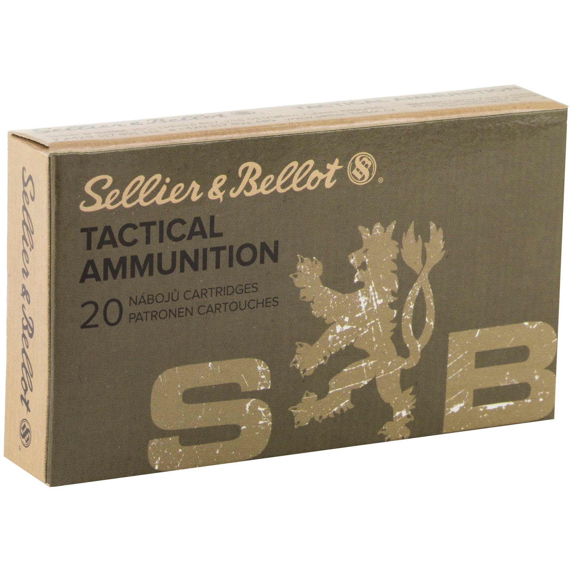 Sellier & Bellot 300 Blackout 200 Grain Full Metal Jacket Rifle Ammunition - 20 Rounds per Box