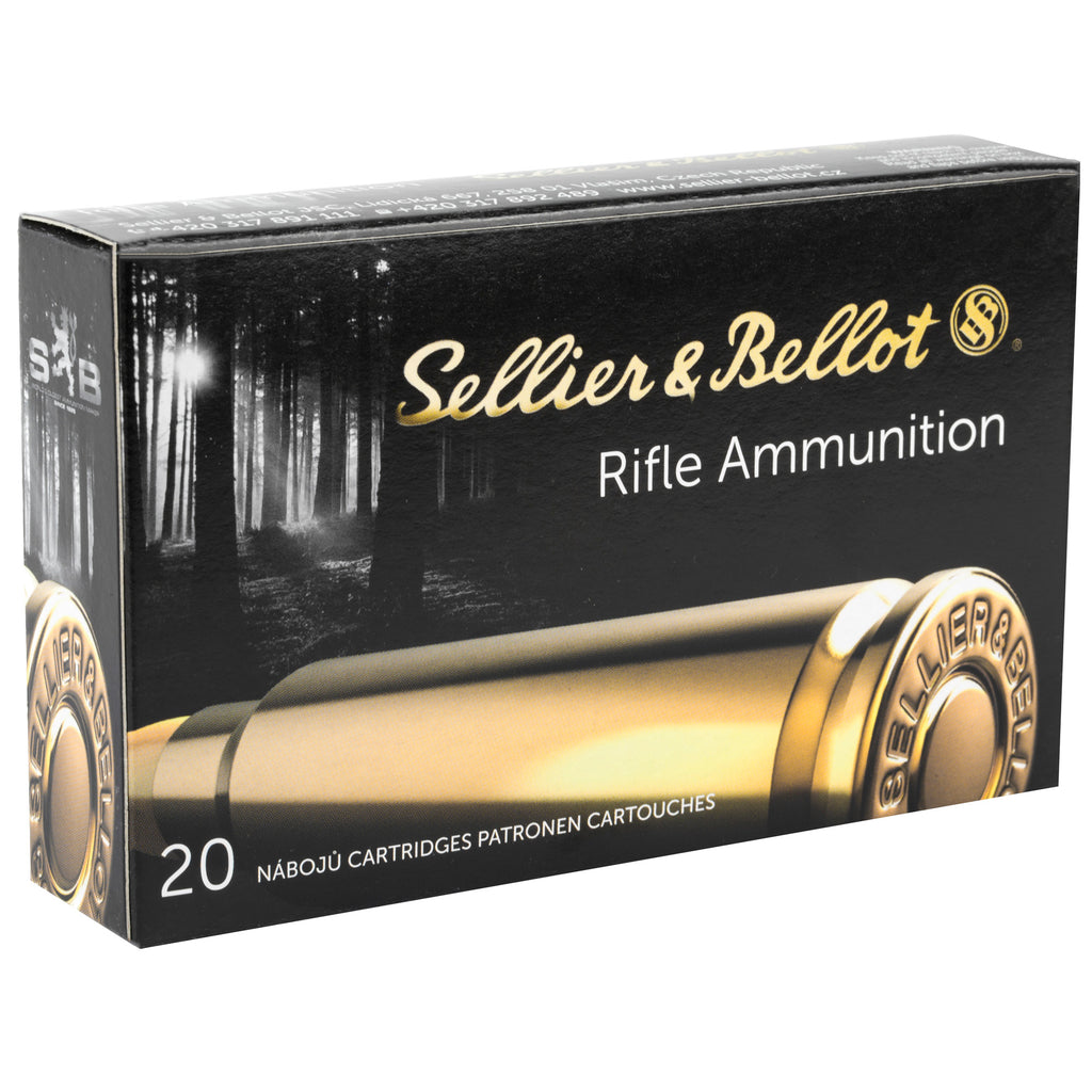 Sellier & Bellot 303 British Rifle Ammunition - 180 Grain Full Metal Jacket, 20 Rounds per Box