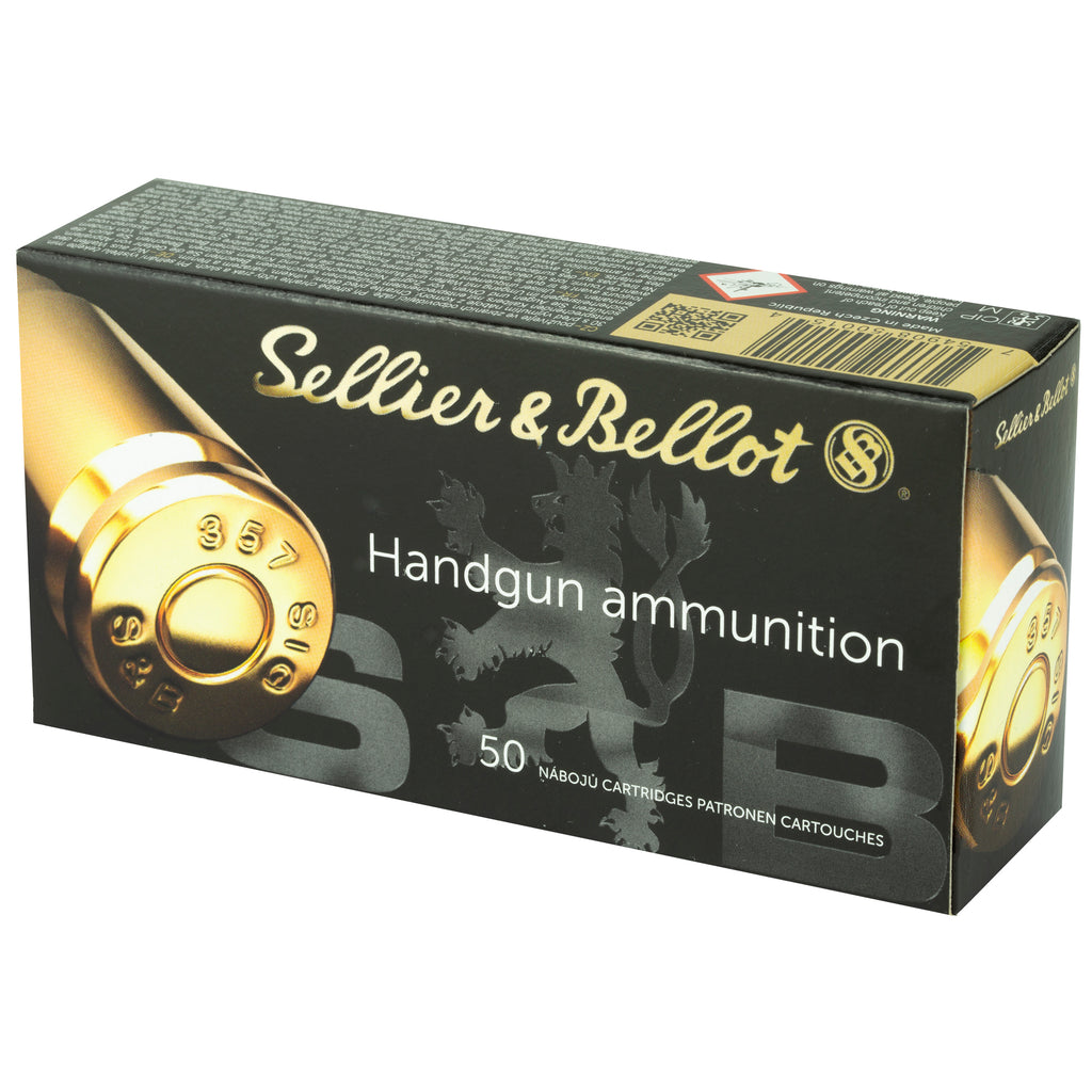 Sellier & Bellot 357 Sig 140 Grain FMJ Pistol Ammunition - 50 Rounds per Box
