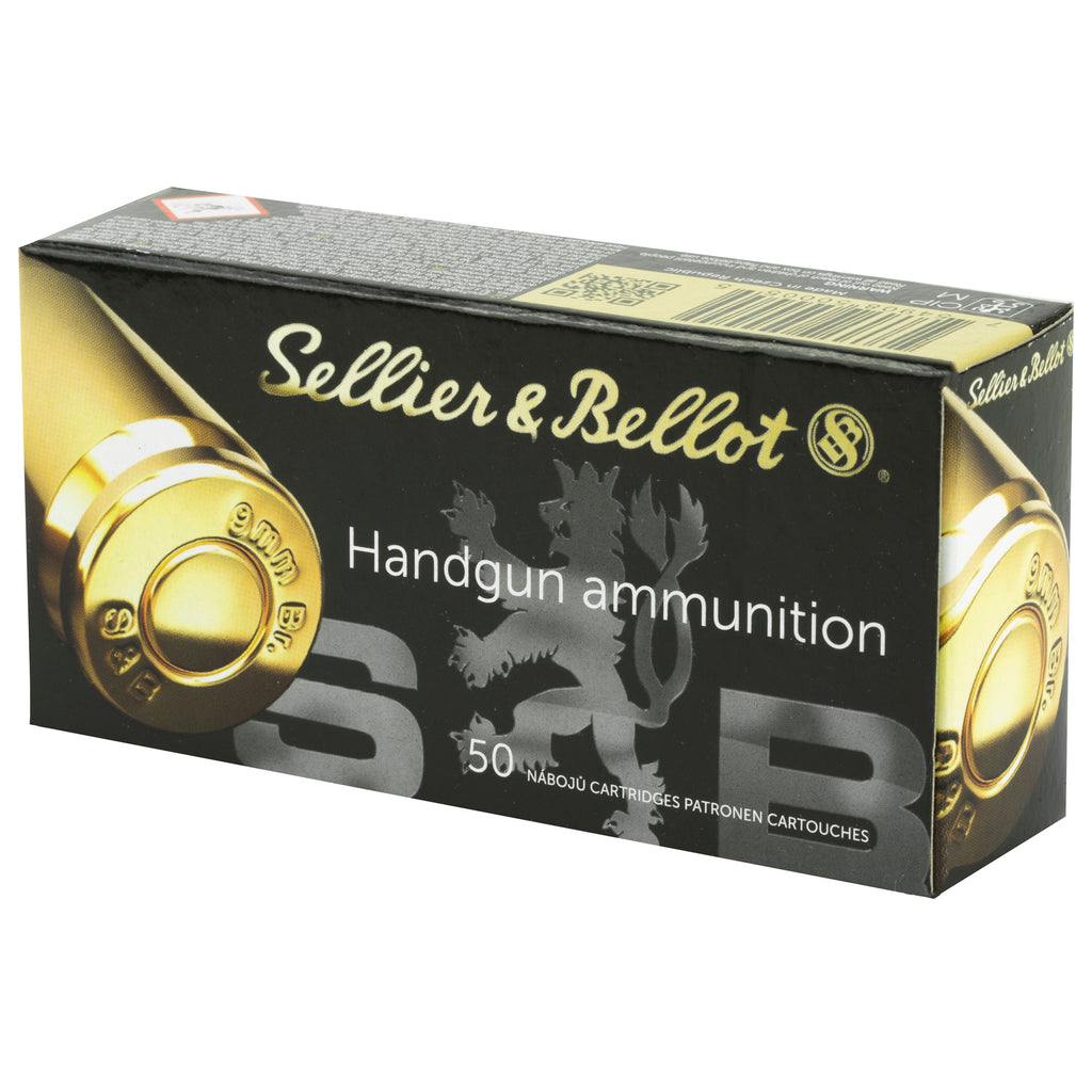 Sellier & Bellot S&B 380ACP 92-Grain Full Metal Jacket Pistol Ammunition (50 Rounds per Box)