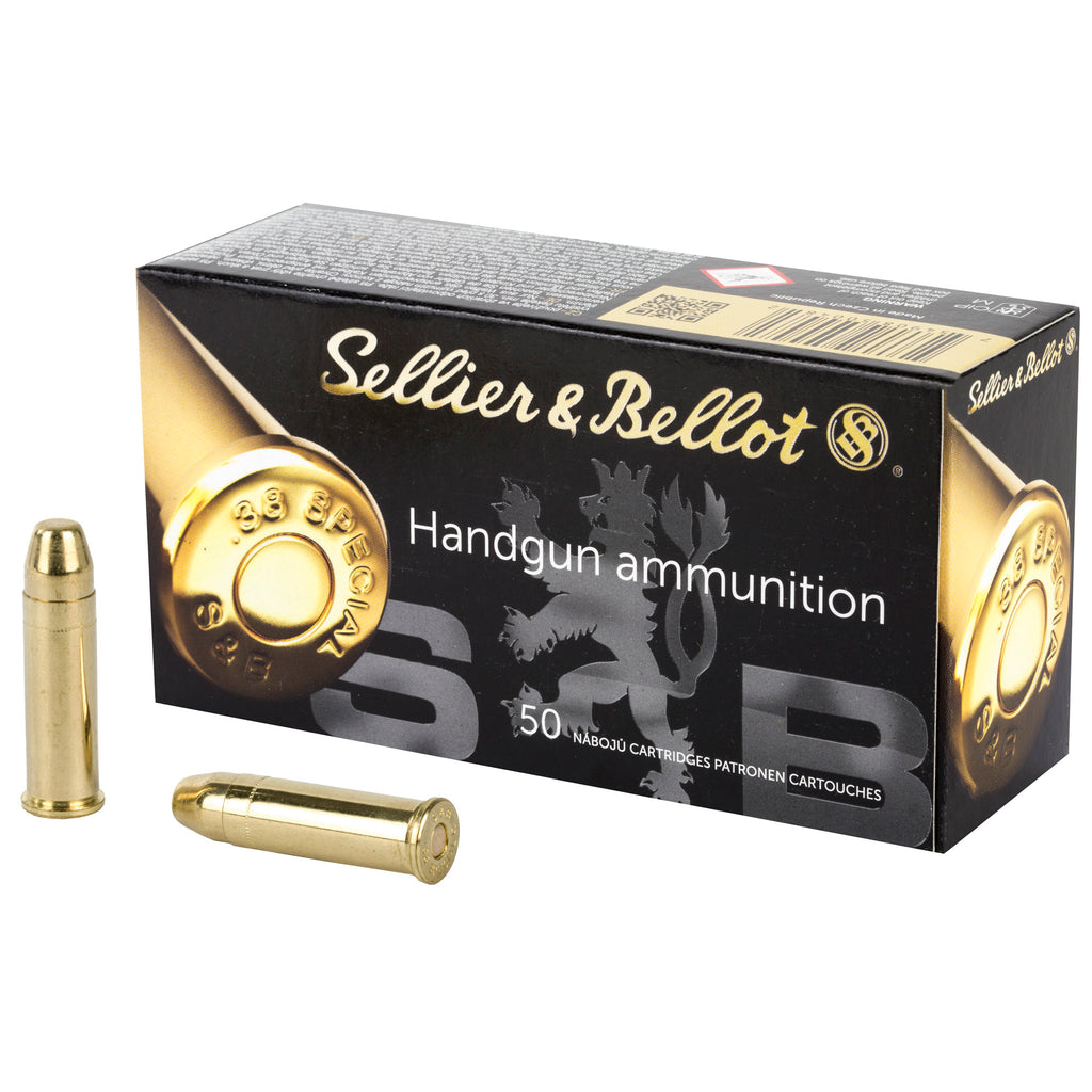 Sellier & Bellot 38 Special 158-Grain Full Metal Jacket Pistol Ammunition (50/Box, 1000/Case)