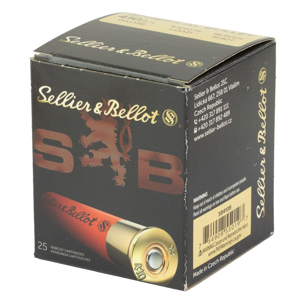 Sellier & Bellot Super Speed 410 Bore 00 Buckshot 25 Rounds per Box