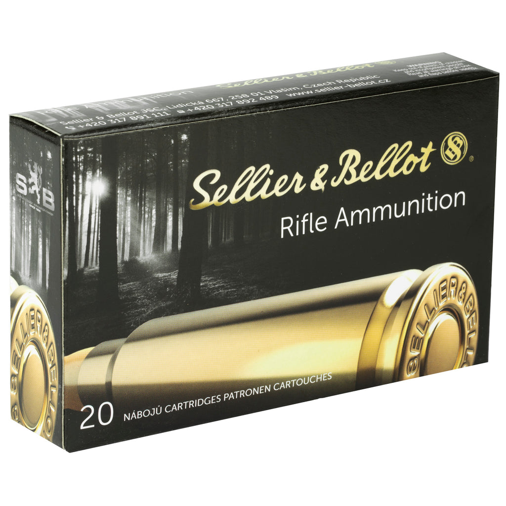 Sellier & Bellot 6.5x55 Swedish Rifle Ammunition 131 Grain Soft Point - 20 Rounds per Box