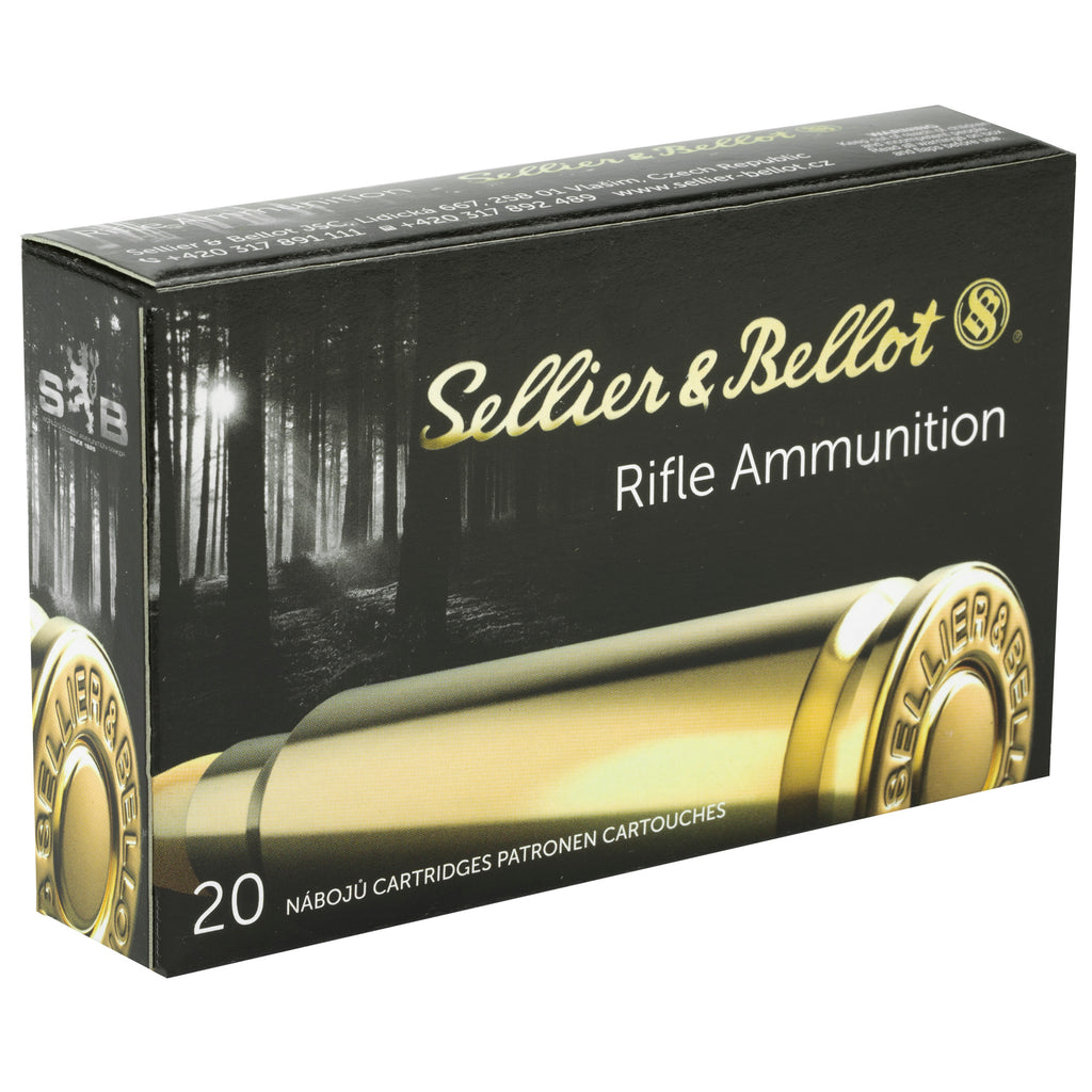 Sellier & Bellot 6.5x55mm Swedish Rifle Ammunition 140-Grain Soft Point - 20 Rds per Box