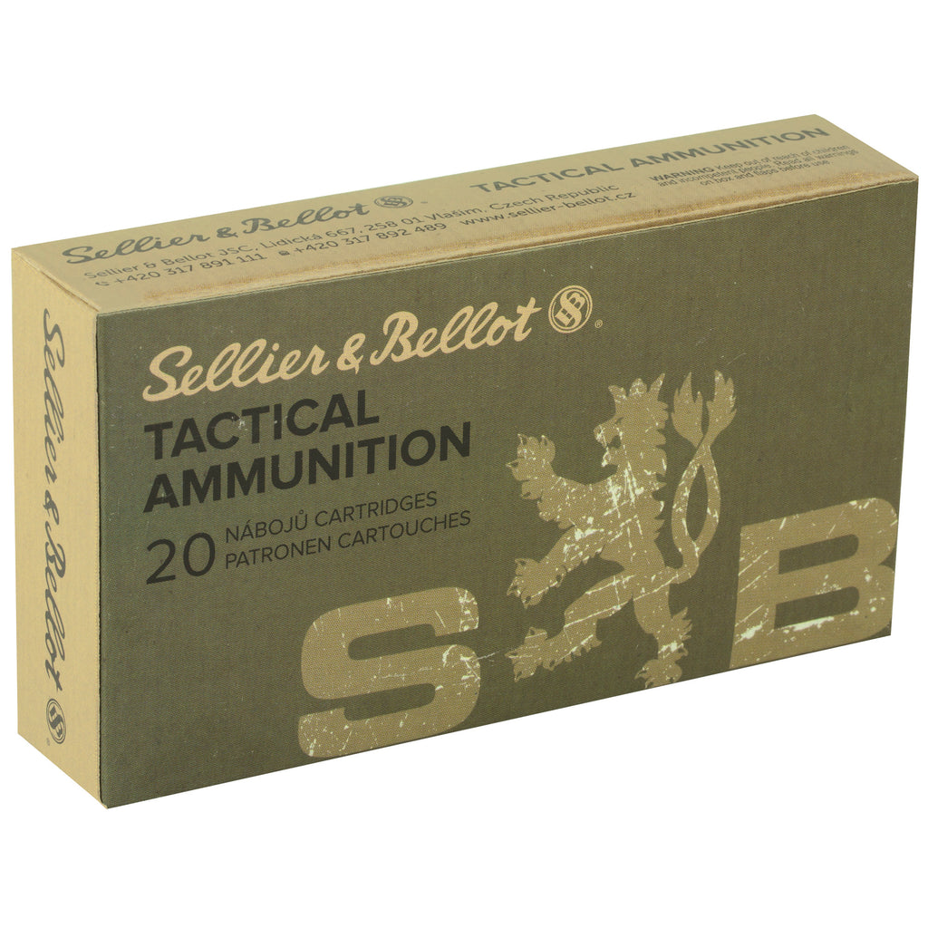 Sellier & Bellot 6.5 Creedmoor Rifle Ammunition - 140 Grain Full Metal Jacket, 20 Rounds per Box