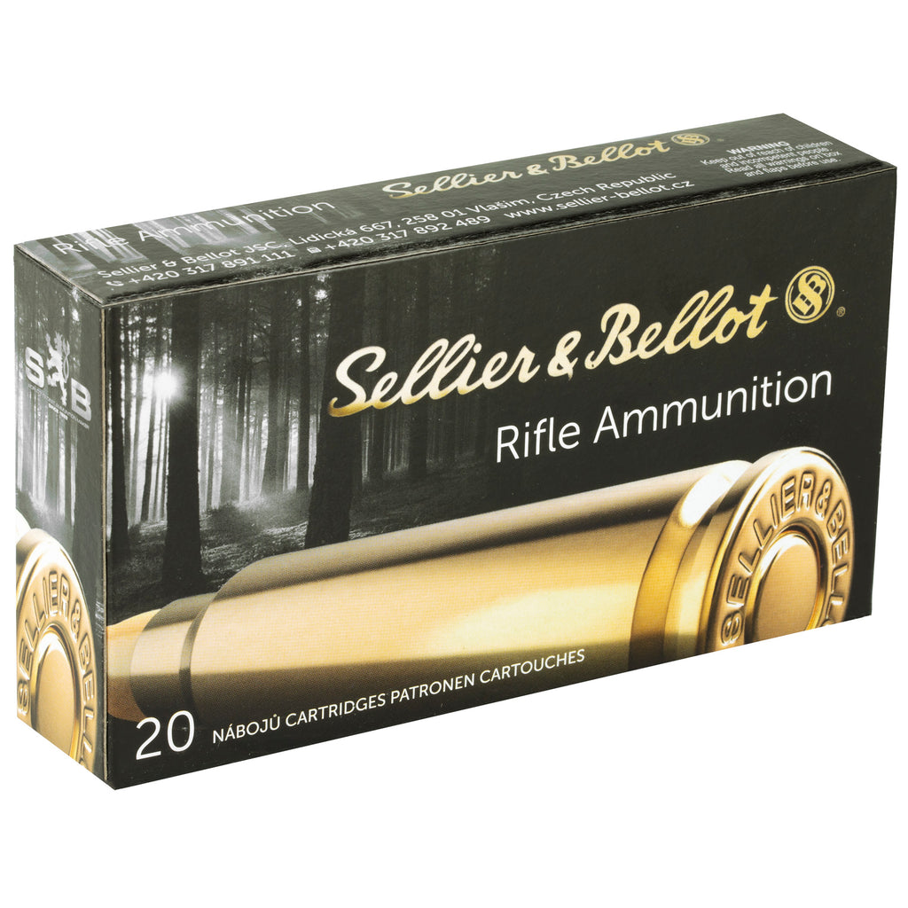 Sellier & Bellot 6.5 Creedmoor Soft Point Rifle Ammunition – 131 Grain, 20 Rounds per Box
