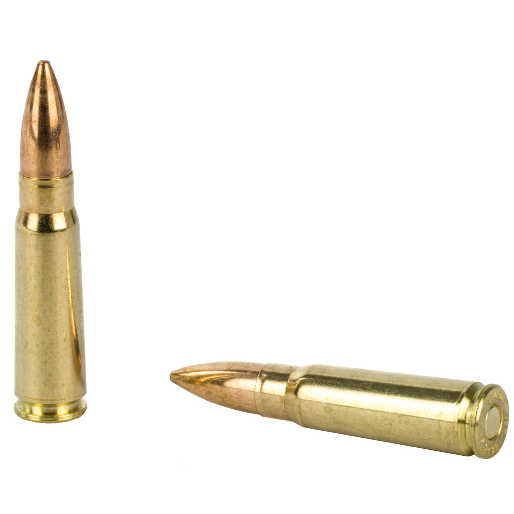 Sellier & Bellot 7.62x39mm Rifle Ammunition, 124 Grain Full Metal Jacket (FMJ), 20 Rounds Per Box