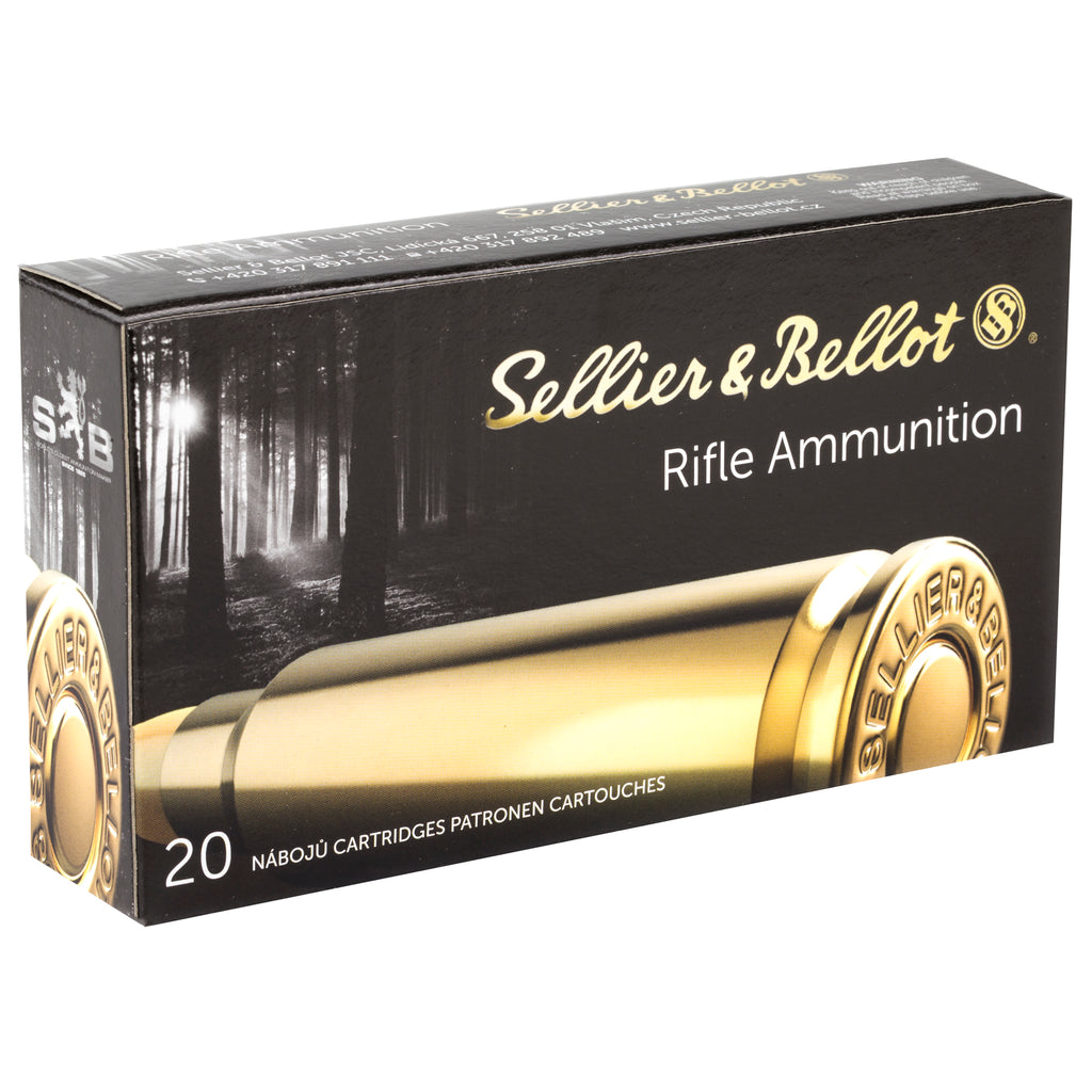 Sellier & Bellot 7.62x54R 180-Grain Full Metal Jacket Rifle Ammunition (20 Rounds per Box)