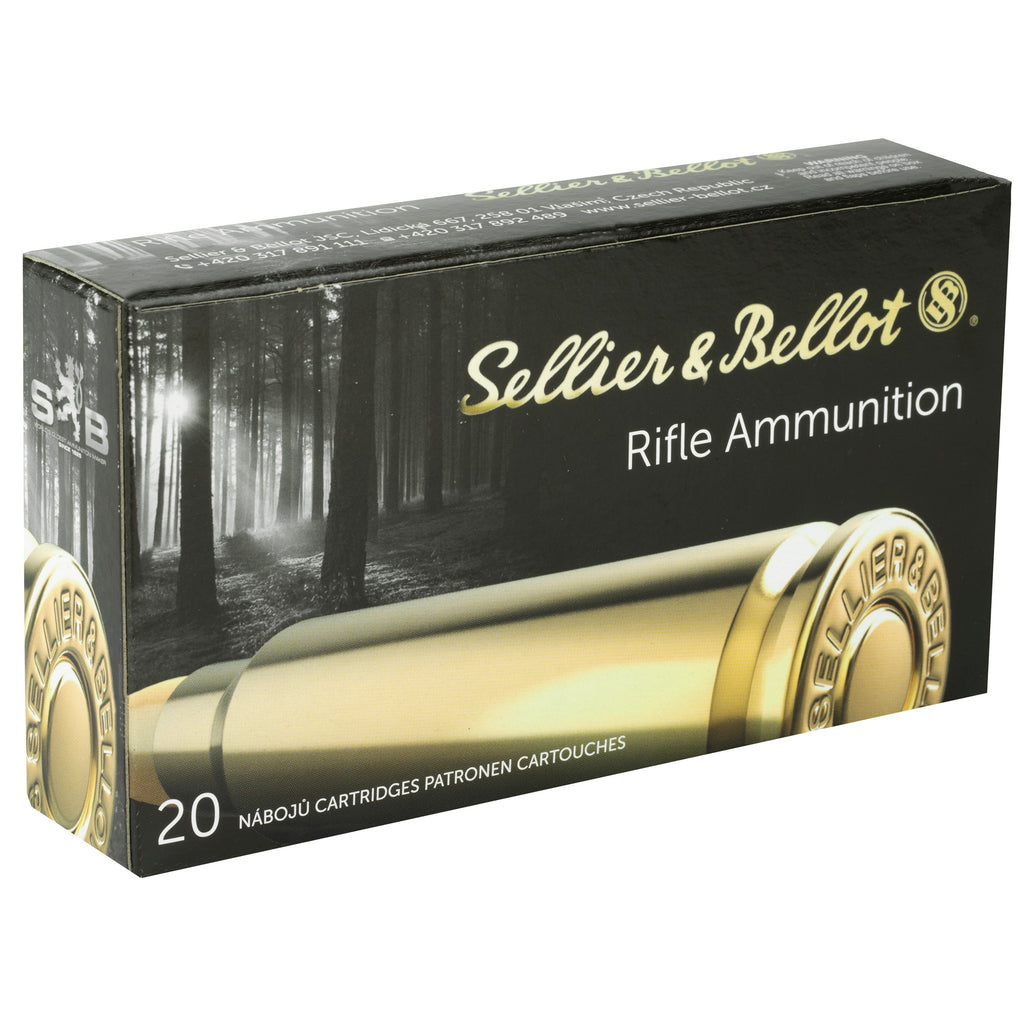 Sellier & Bellot 7.62x54R Rifle Ammunition 180-Grain Soft Point - 20 Rds per Box