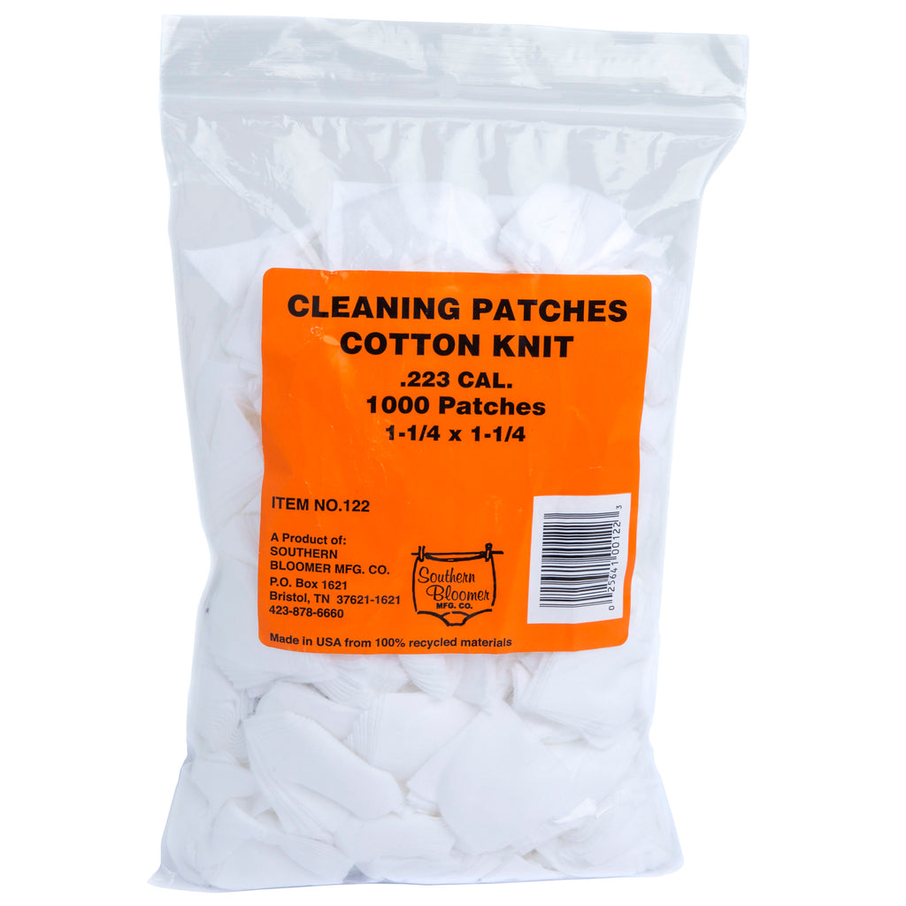Southern Bloomer Cotton Cleaning Patches – 1 x 1 Inch, 1000 Pack
