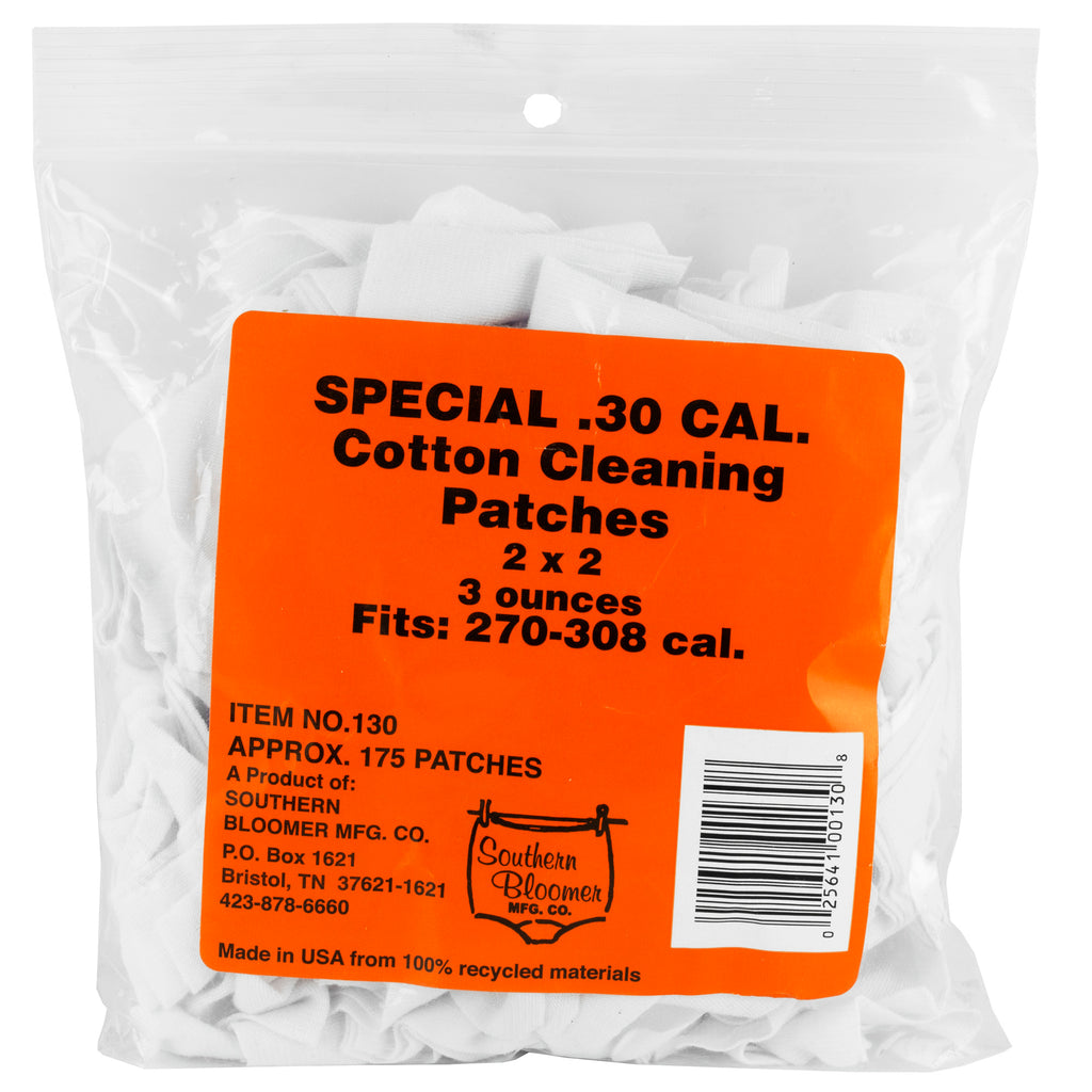 Southern Bloomer Cotton Cleaning Patches - 2x2 Inches, 130 Pack