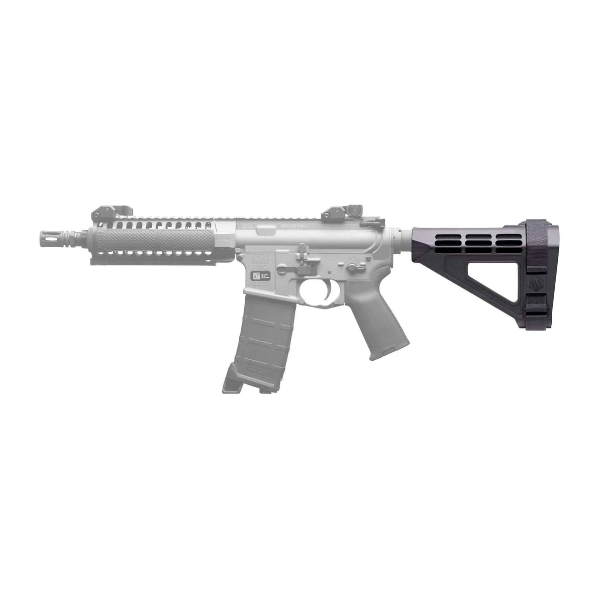 SB Tactical SB M4-01-SB Pistol Stabilizing Brace for AR Pistols, Black