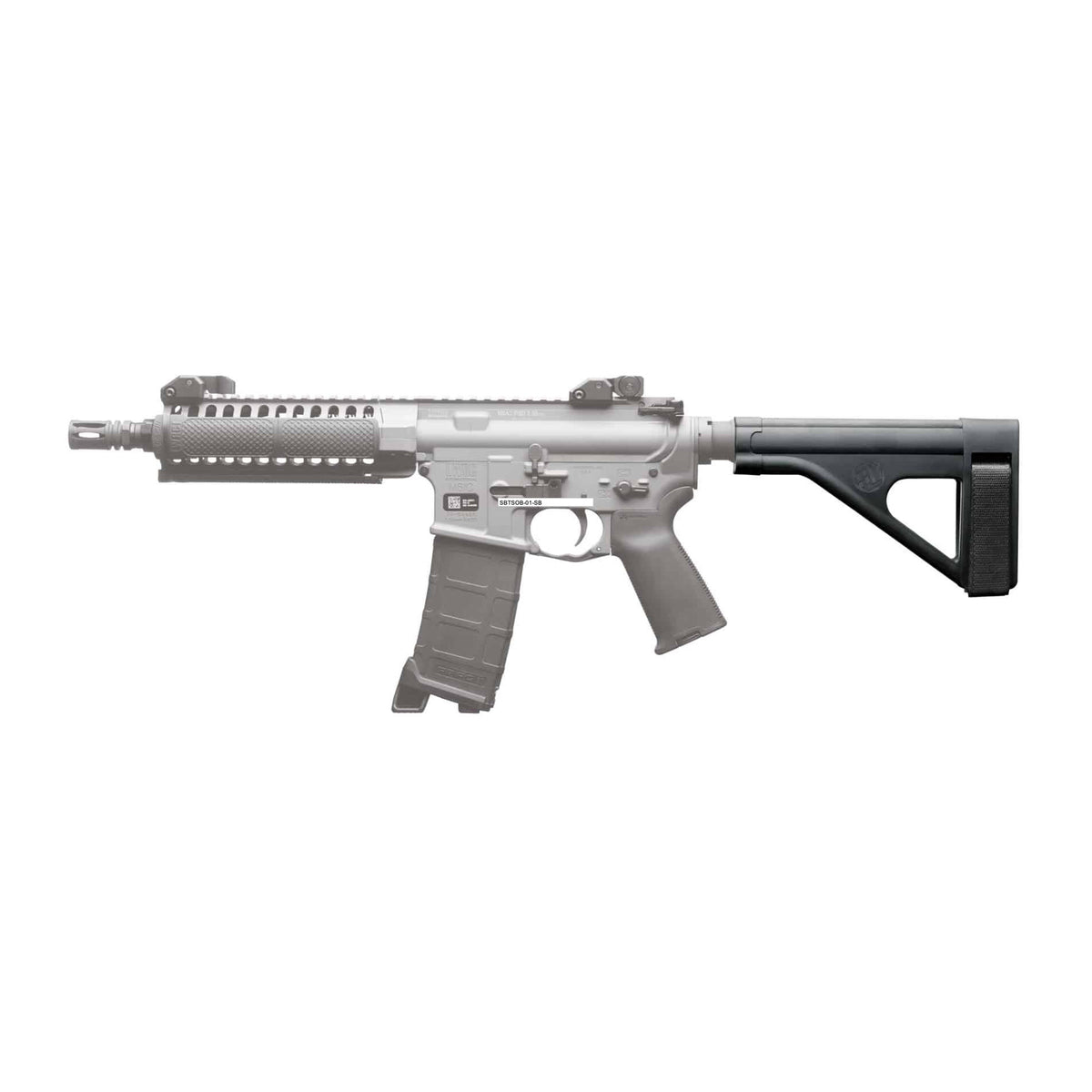 SB Tactical SOB-01-SB Pistol Stabilizing Brace for AR and AK Platforms in Black