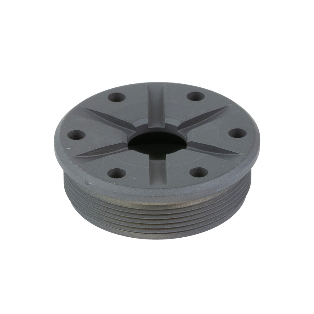 SilencerCo Bravo Front Cap 9mm Gray - Versatile Suppressor Accessory