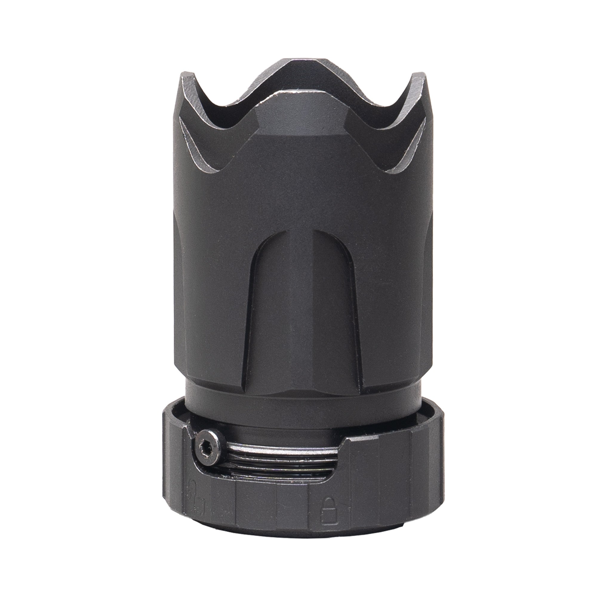 SilencerCo ASR Blast Shield Black (Part AC1548) – Muzzle Blast Diverter for Improved Shooting Comfort