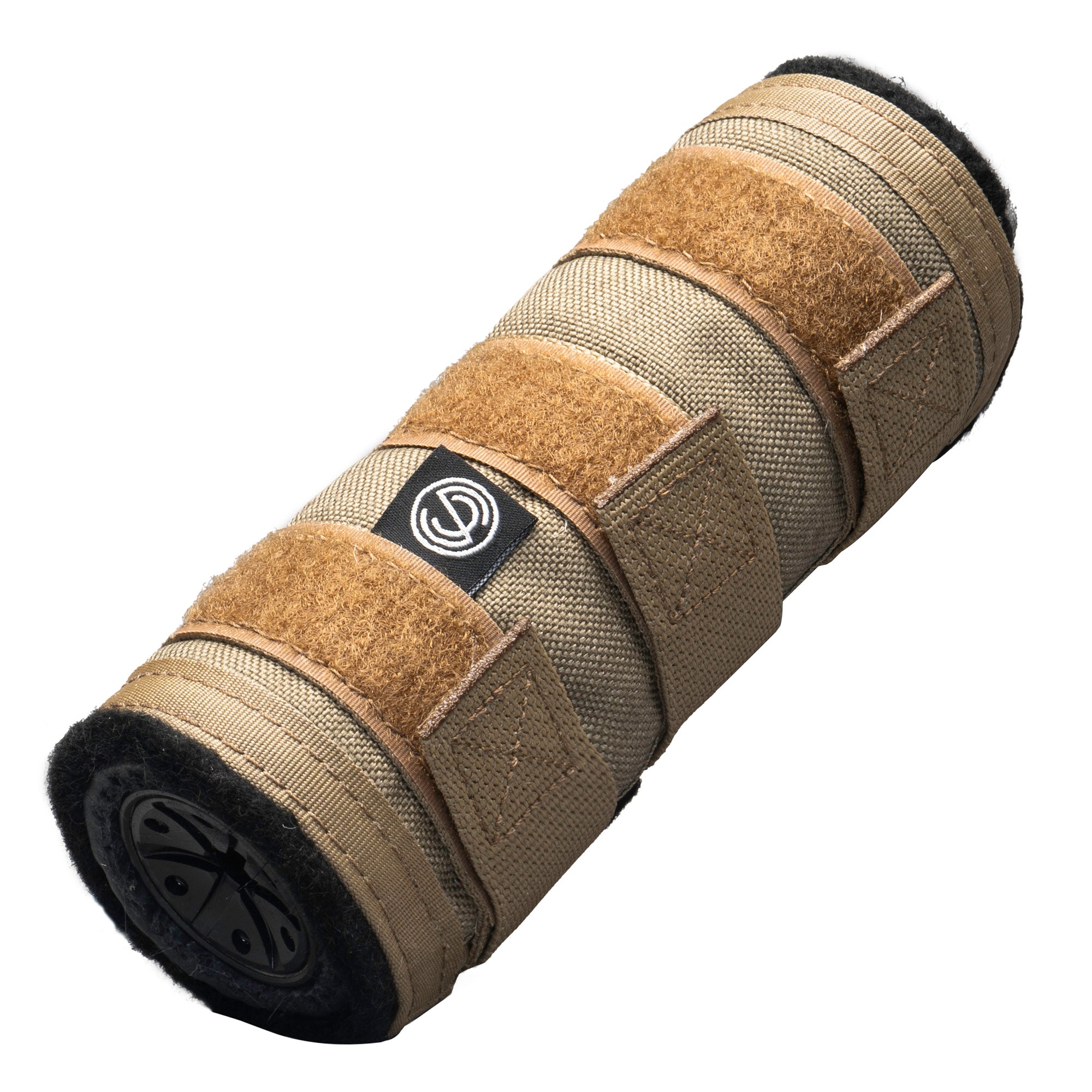 SilencerCo Suppressor Cover for 6-inch Barrel in Flat Dark Earth – High-Temperature Heat Shield