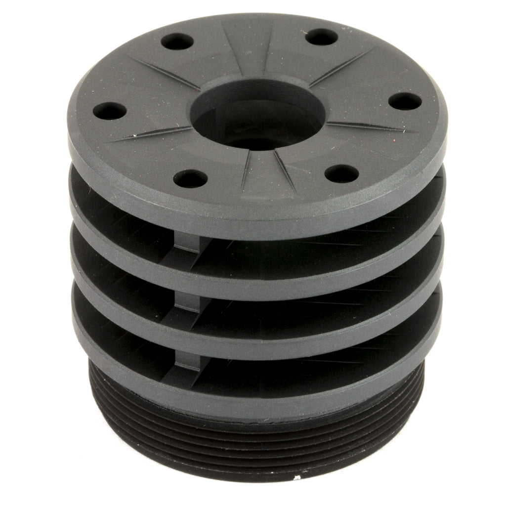 SilencerCo Bravo Anchor Brake for Omega 300 and Hybrid 46 - Gray Muzzle Brake