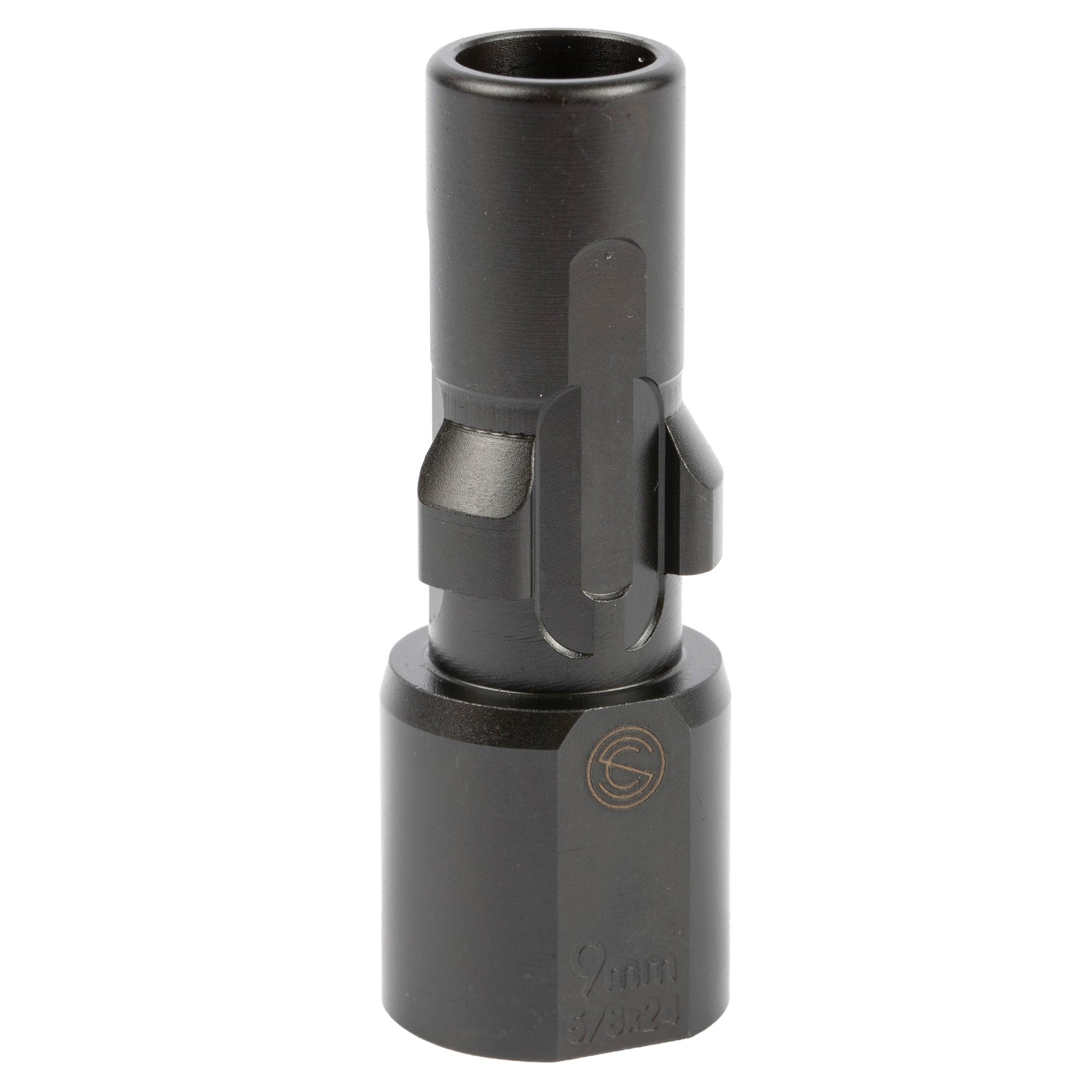SilencerCo 3-Lug Muzzle Device for 45 ACP - Black - Part AC2605