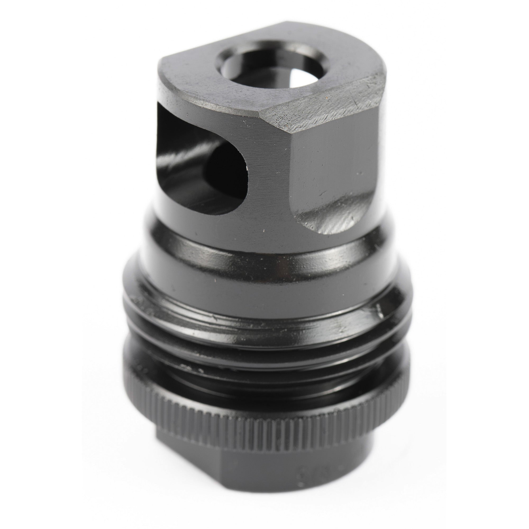 SilencerCo Single Port ASR Muzzle Brake for 9mm with 1/2x28 Thread – Black