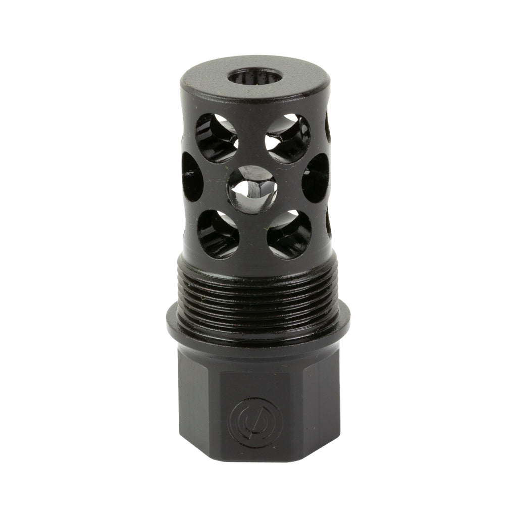 SilencerCo Compact Radial Brake for 223 Remington – Thread Over Muzzle Device with Quick Attach System