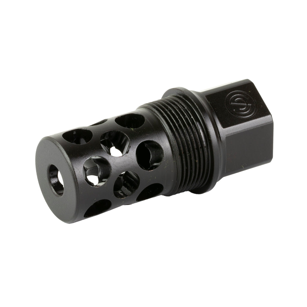 SilencerCo Compact Radial Brake for 223 Remington – Thread Over Muzzle Device with Quick Attach System