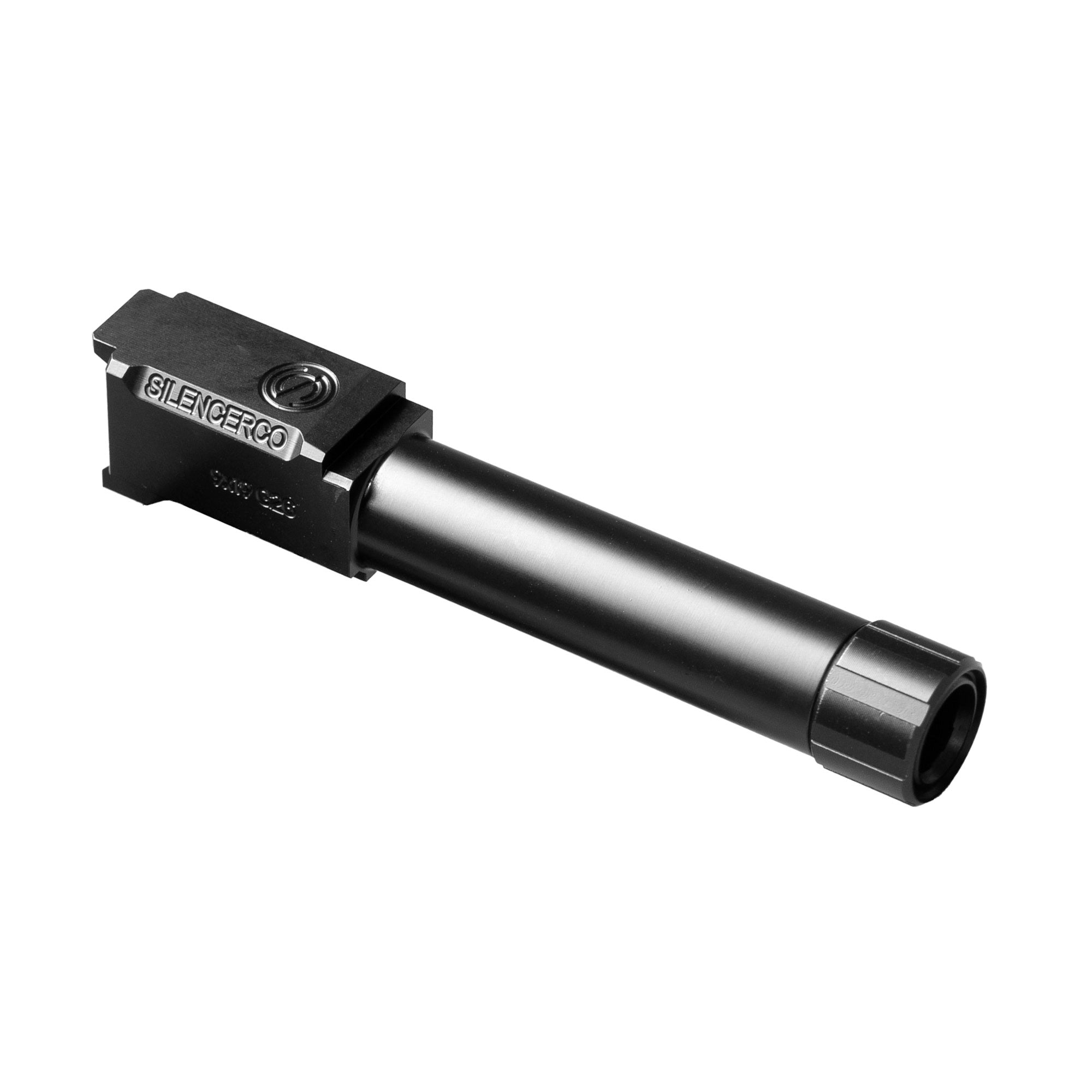 SilencerCo 9mm Threaded Barrel for Glock 17 Gen 5 – 5 Inch, Black Nitride Finish