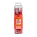 Shooter's Choice Nylon All-Purpose Receiver Brushes (20 Pack) – Dual-Ended Cleaning Tools with Red Handles