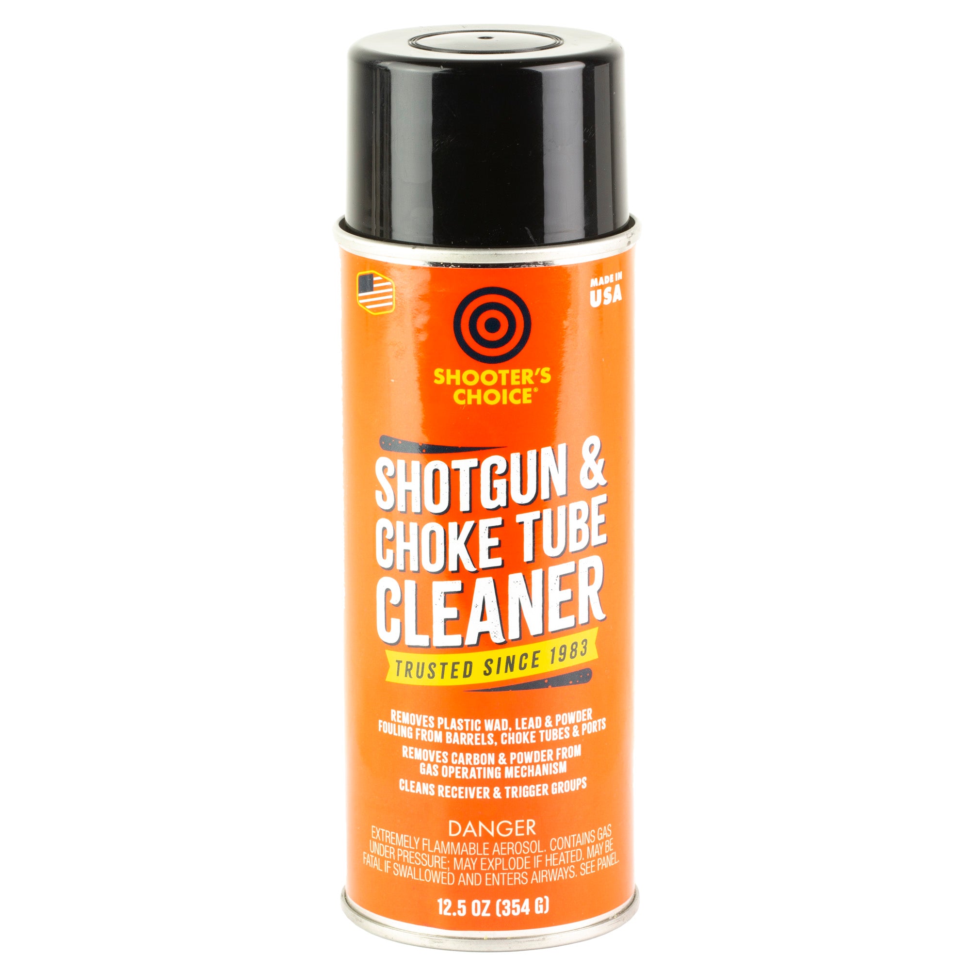 Shooter's Choice Shotgun and Choke Tube Cleaner 12 oz Aerosol for Barrels, Choke Tubes & Ports