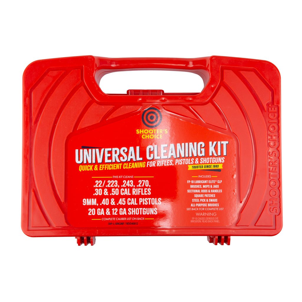 Shooter's Choice Universal Gun Cleaning Kit SHF-SRK-UNI for Rifles, Pistols & Shotguns