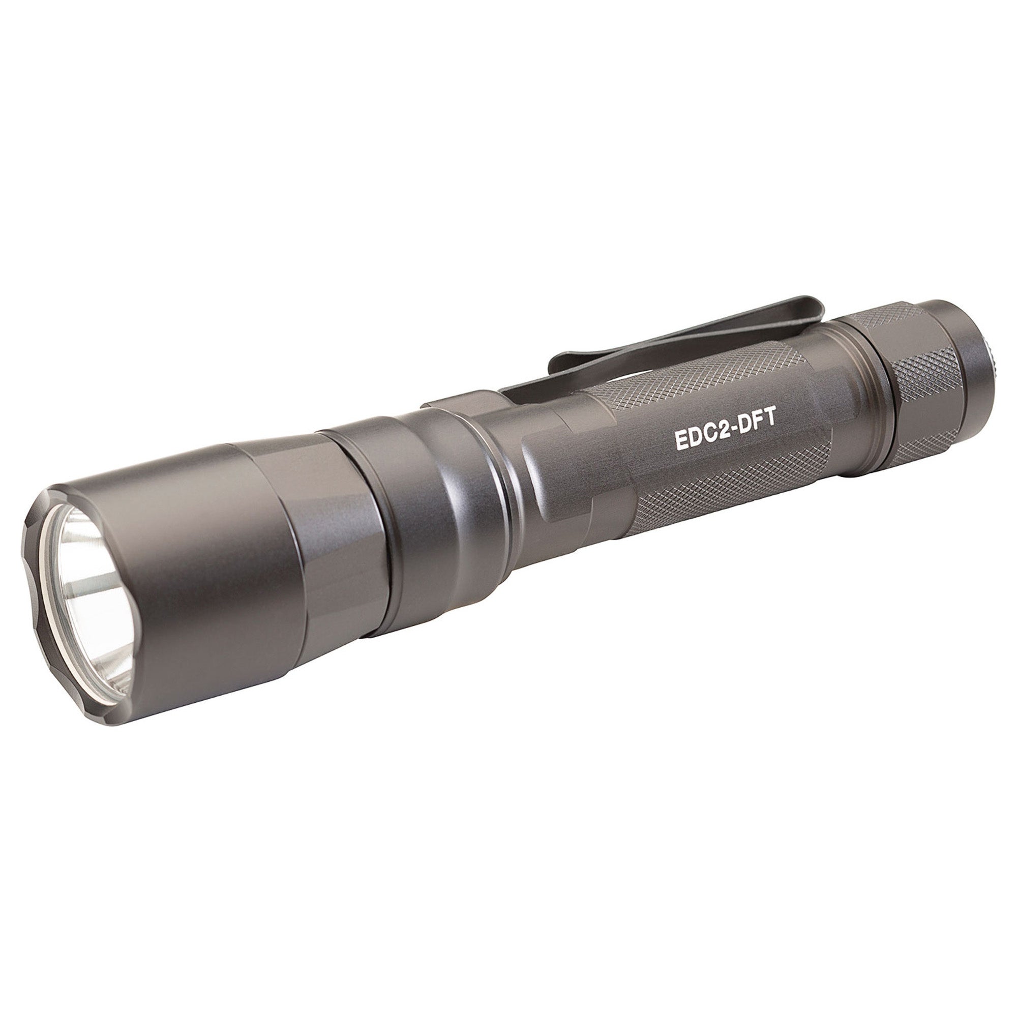 SureFire EDC2-DFT High-Candela Dual Fuel LED Flashlight - Gray