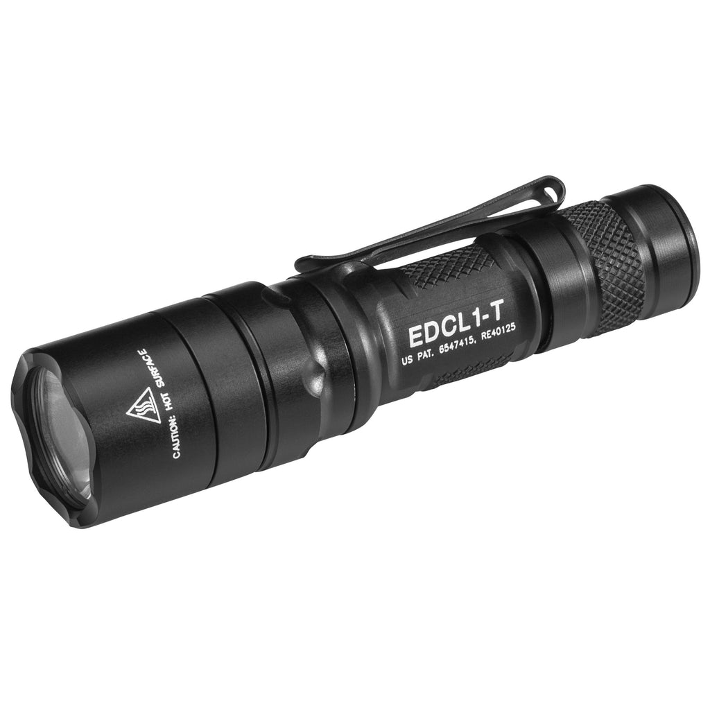 Surefire EDCL1-T Everyday Carry Light - Compact 500 Lumens Tactical Flashlight in Black