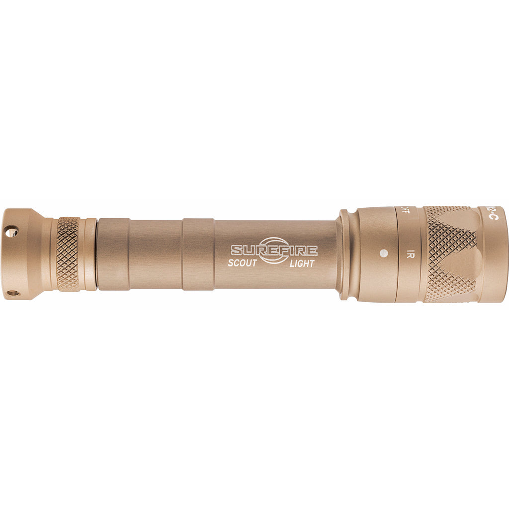Surefire M640V Scout Pro Infrared and White Weapon Light in Tan