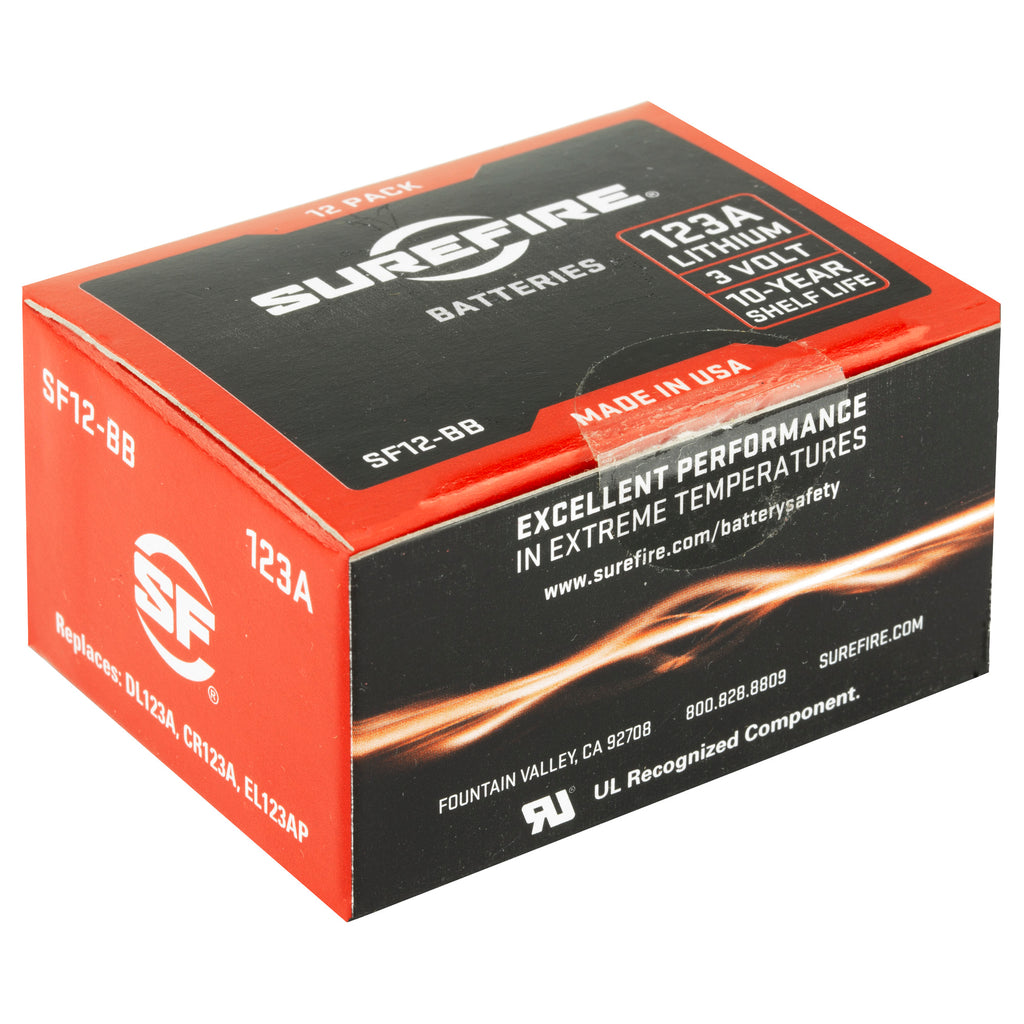 Surefire SF12-BB 12-Pack of High-Performance Lithium Batteries for SureFire Flashlights