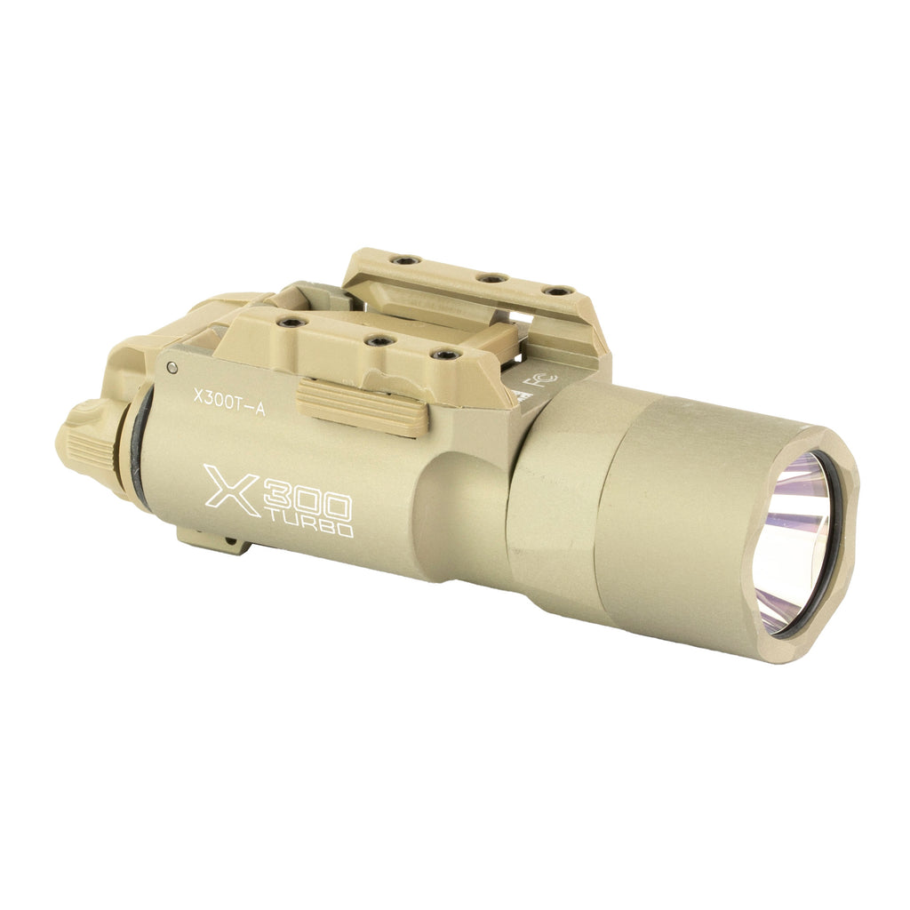 SureFire X300T-A-TN Turbo Series Weapon Light - Tan, 66,000 Candela Brightness