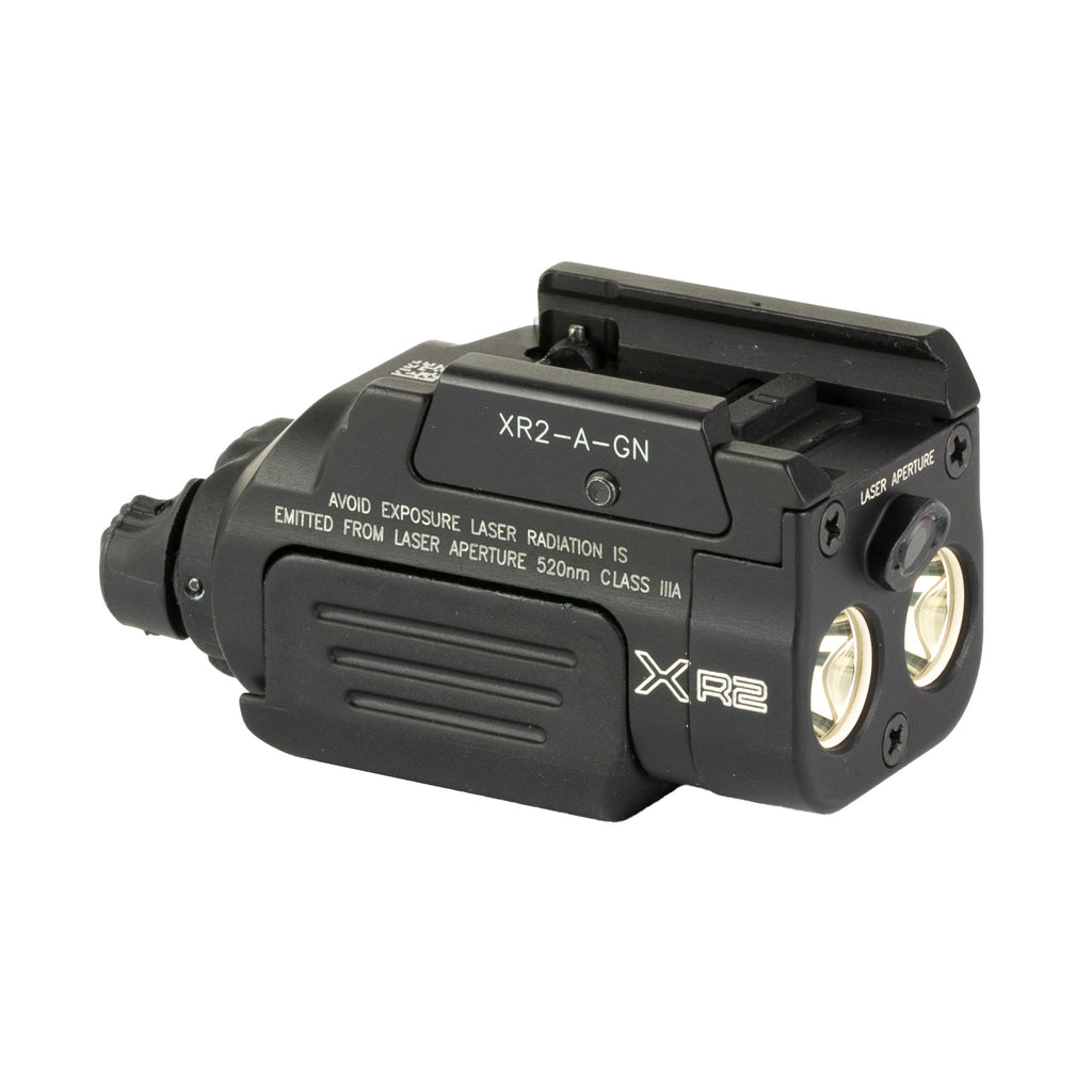 Surefire XR2 Weaponlight with Green Laser – 600 Lumens Black for Universal & Picatinny Rails