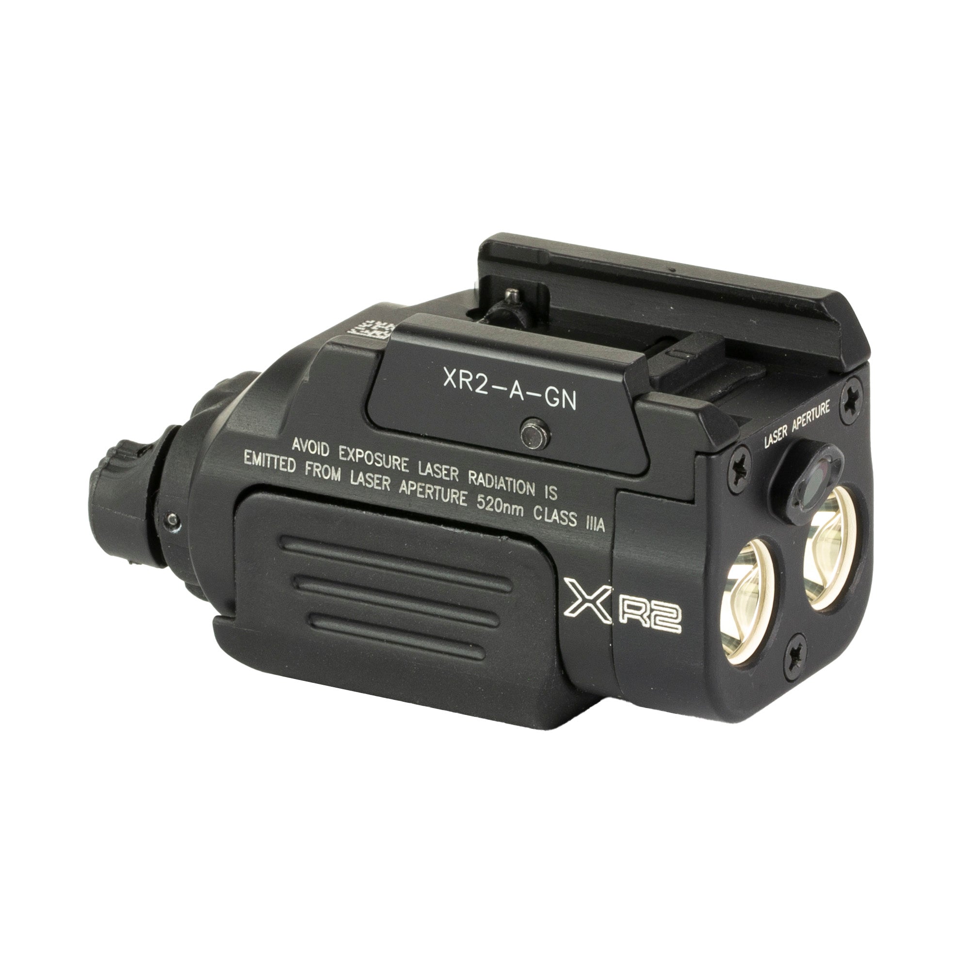 Surefire XR2 Weaponlight with Green Laser – 600 Lumens Black for Universal & Picatinny Rails