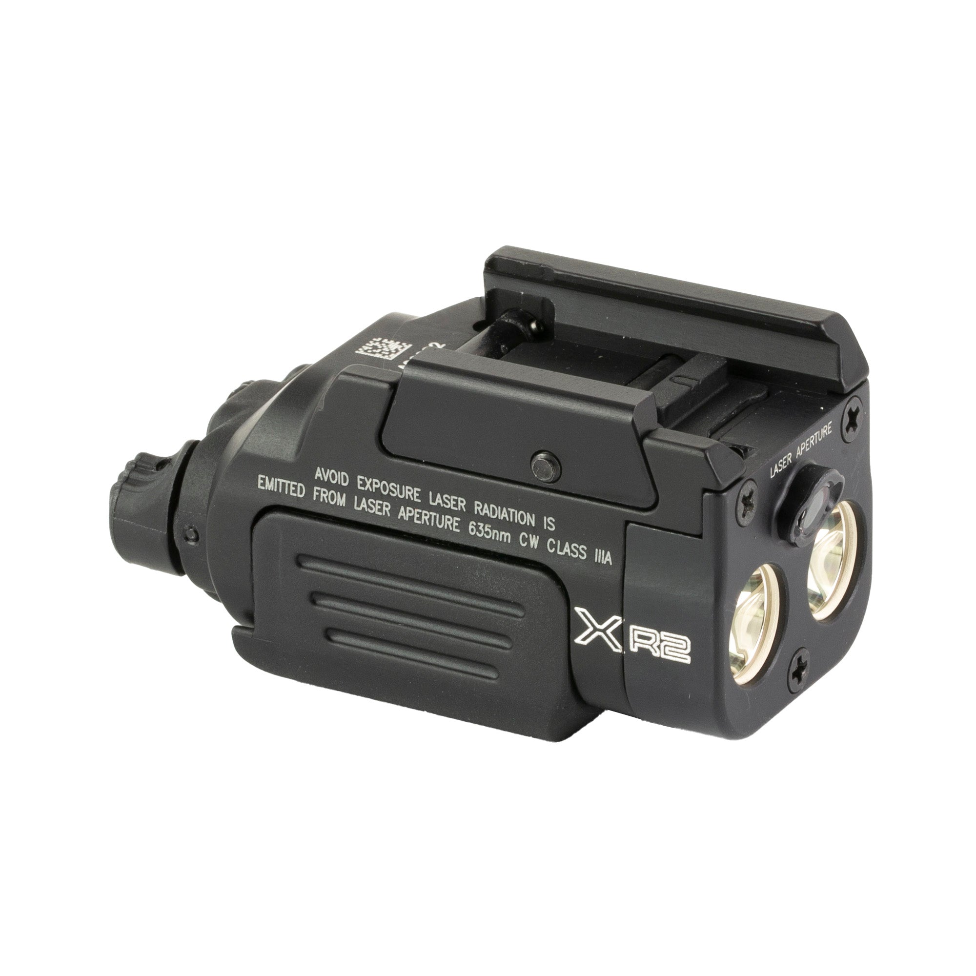 Surefire XR2 Weaponlight with Red Laser – 600 Lumens, Rechargeable Battery, Black