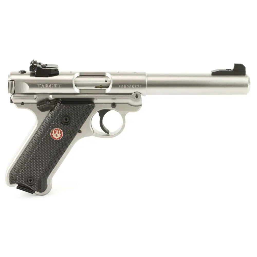 Ruger MRK IV Target .22LR Pistol with 5.5-inch Satin Stainless Bull Barrel and Adjustable Sights