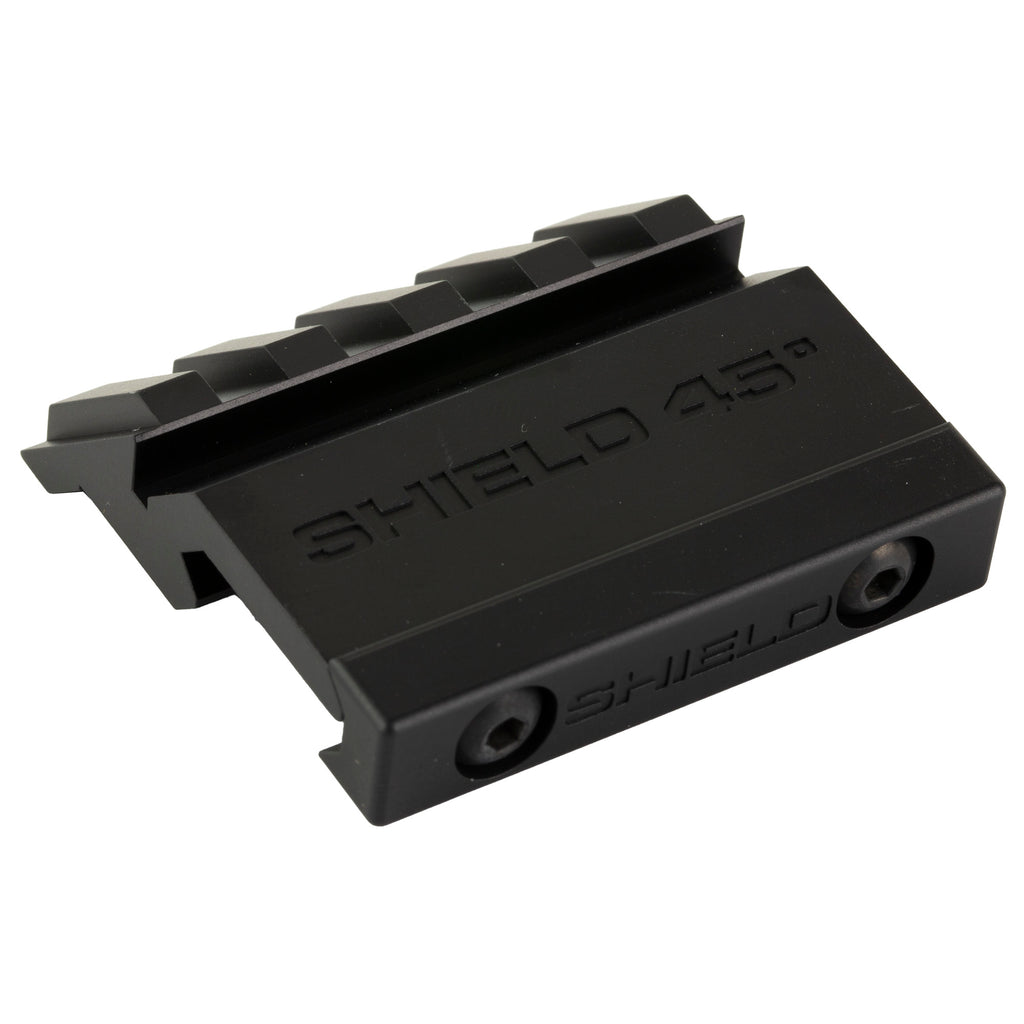 Shield Sights 45 Degree Offset Picatinny Mount for RMS/SMS - Black, Part Number MT-45DEG-PICA