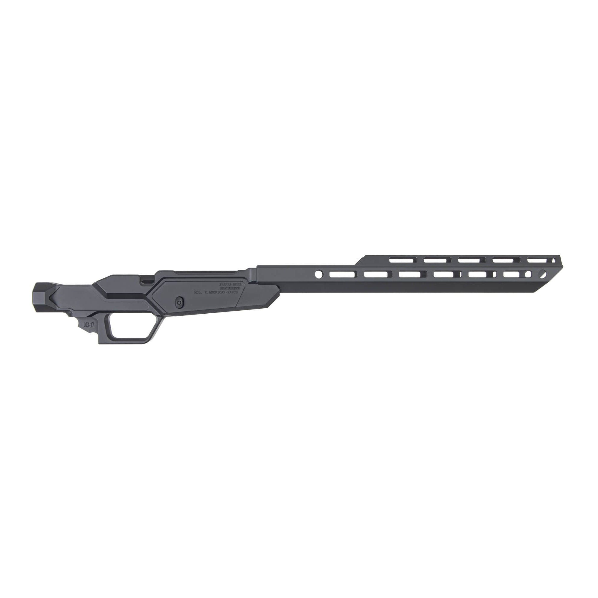 Sharps Bros. Heatseeker Chassis for Ruger American AR - Black