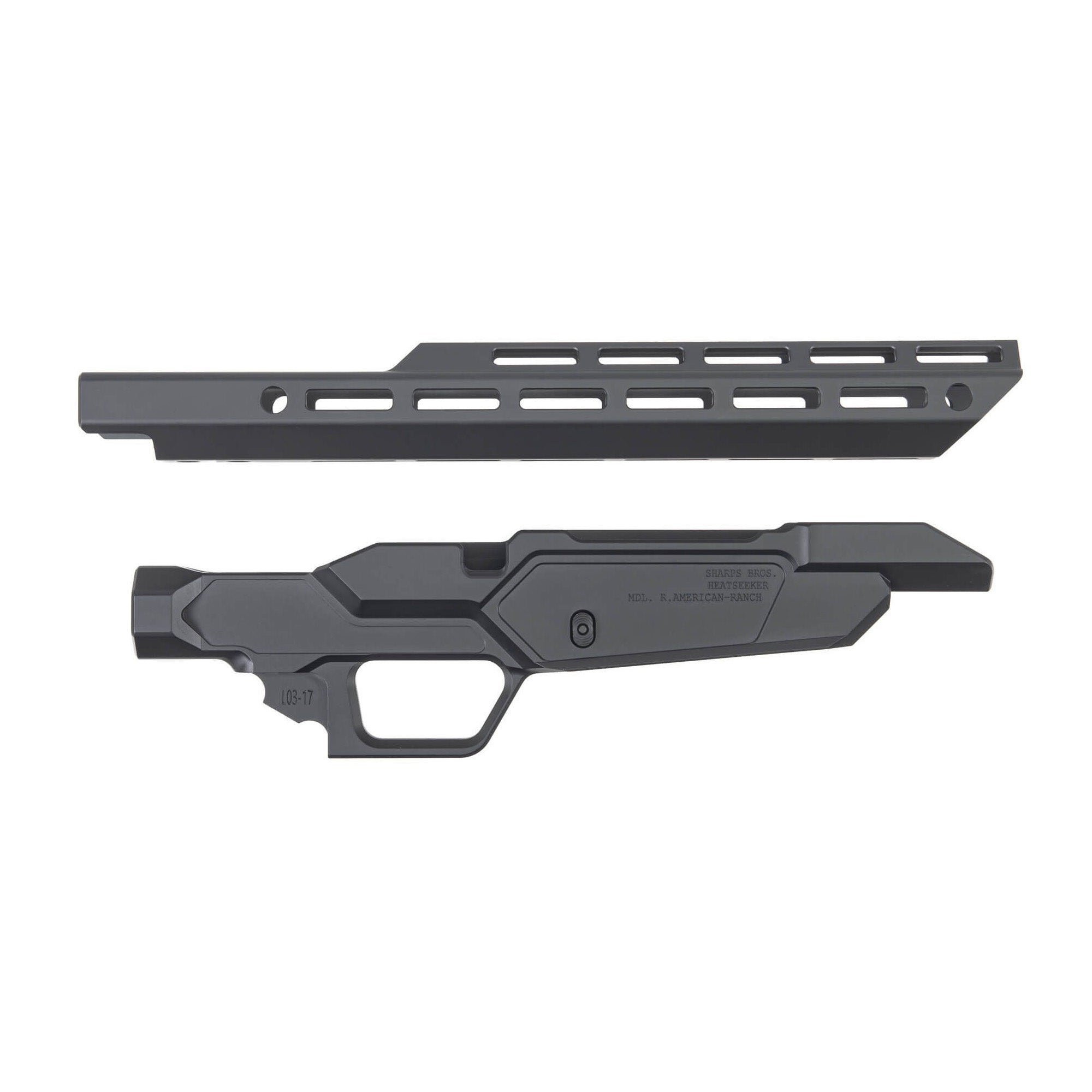 Sharps Bros. Heatseeker Chassis for Ruger American AR - Black