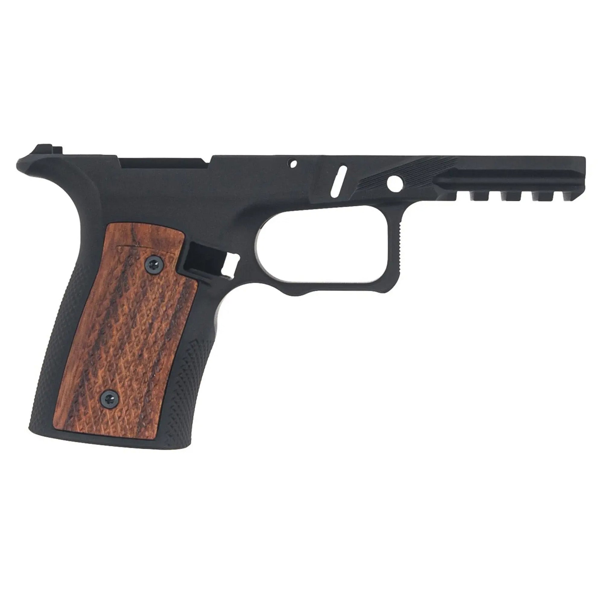 Sharps Bros. SBGM25 Ruger RXM Grip Module with Aluminum Body and Wood Panels