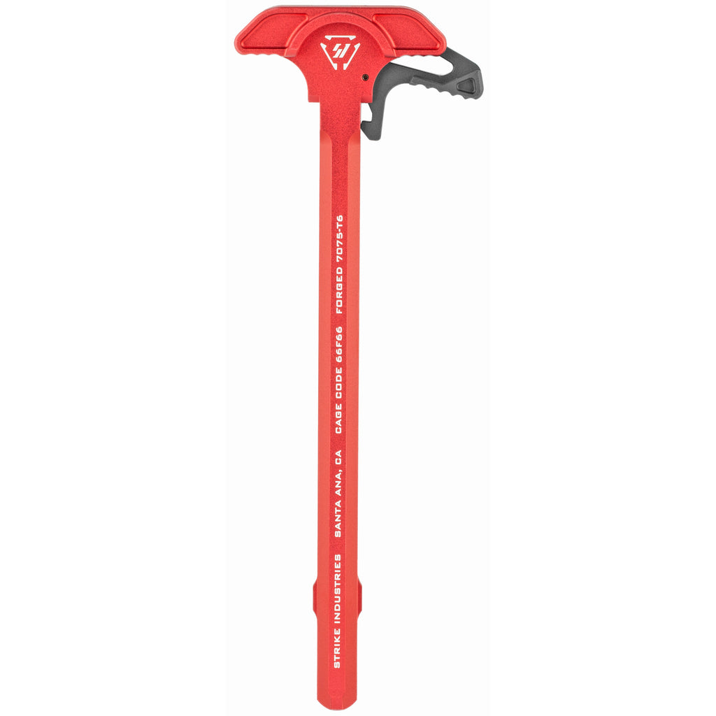 Strike Industries ARCH-EL Charging Handle in Red for AR15 and AR10 Platforms