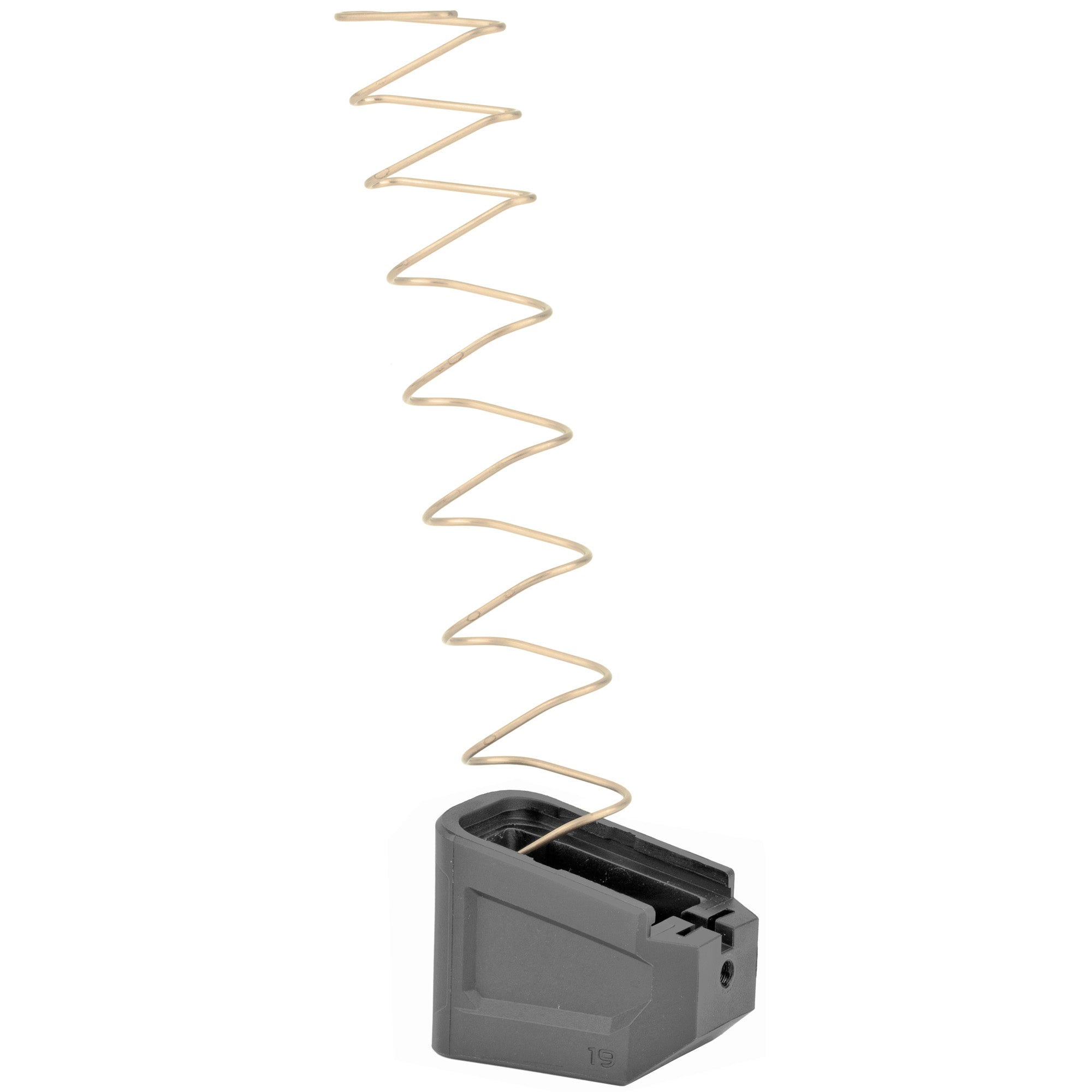 Strike Industries GLOCK 19 Extended Magazine Plate SI-EMP-G19 - Adds +5 Rounds, Black