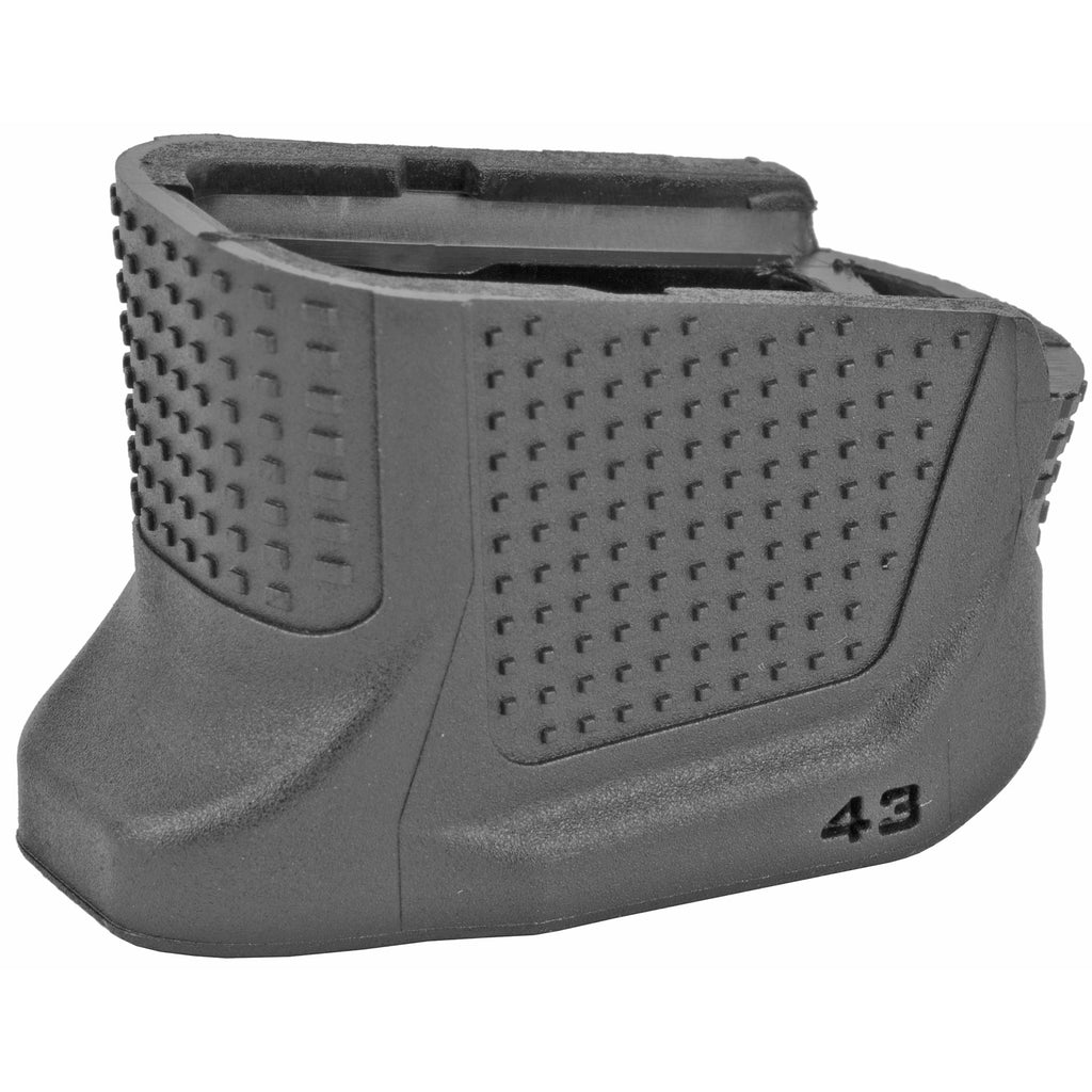 Strike Industries GLOCK 43 Extended Magazine Plate (Part Number SI-EMP-G43-BK) in Black
