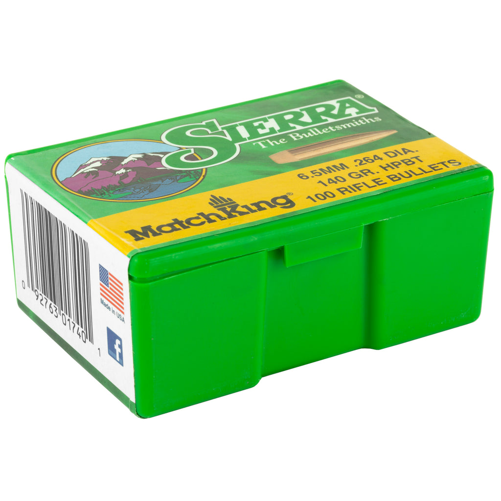 Sierra Bullets MatchKing .264 140-Grain Boat Tail Hollow Point - 100 Rounds